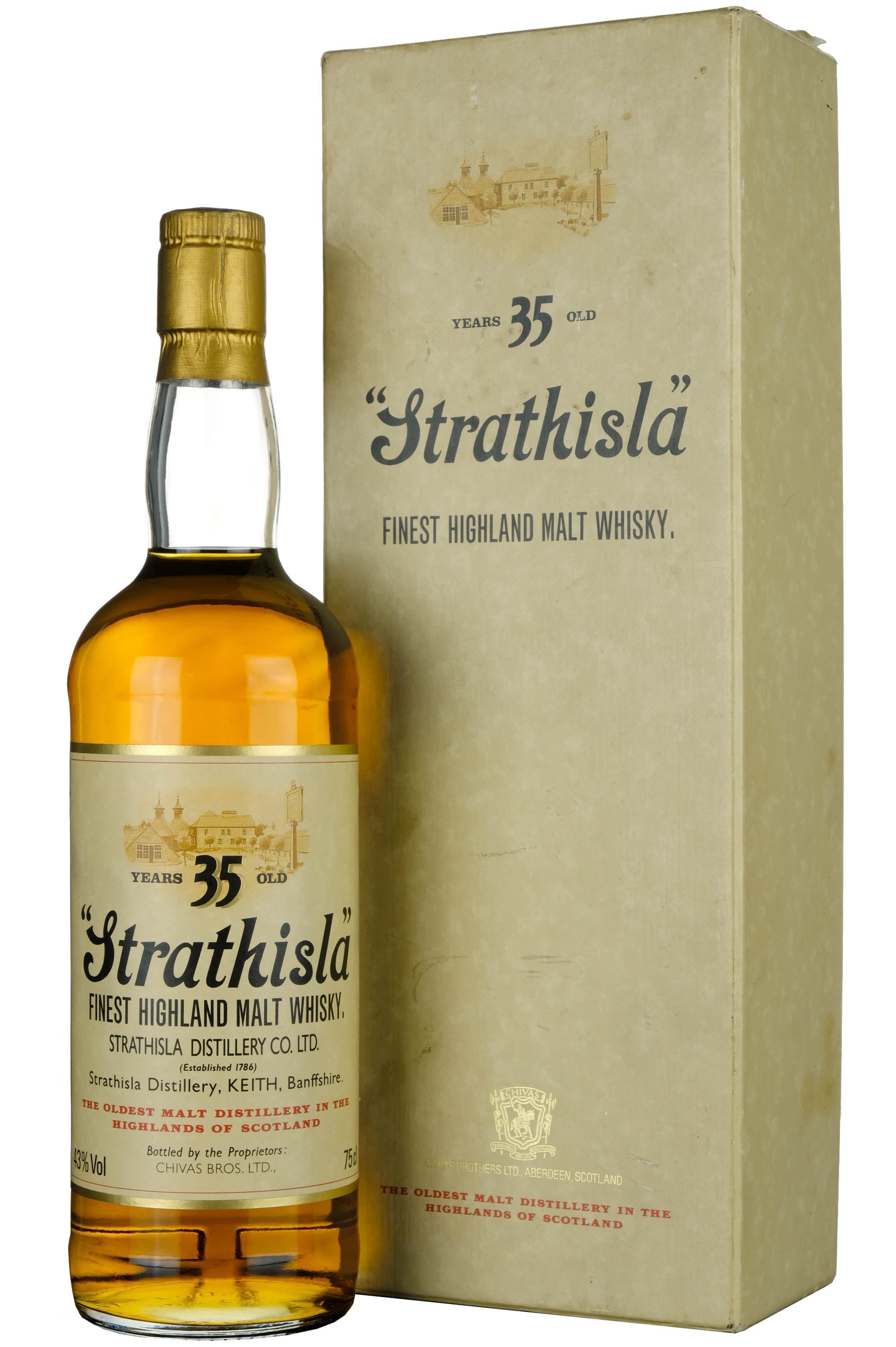 Strathisla 35 Year Old Bicentenary 1786-1986
