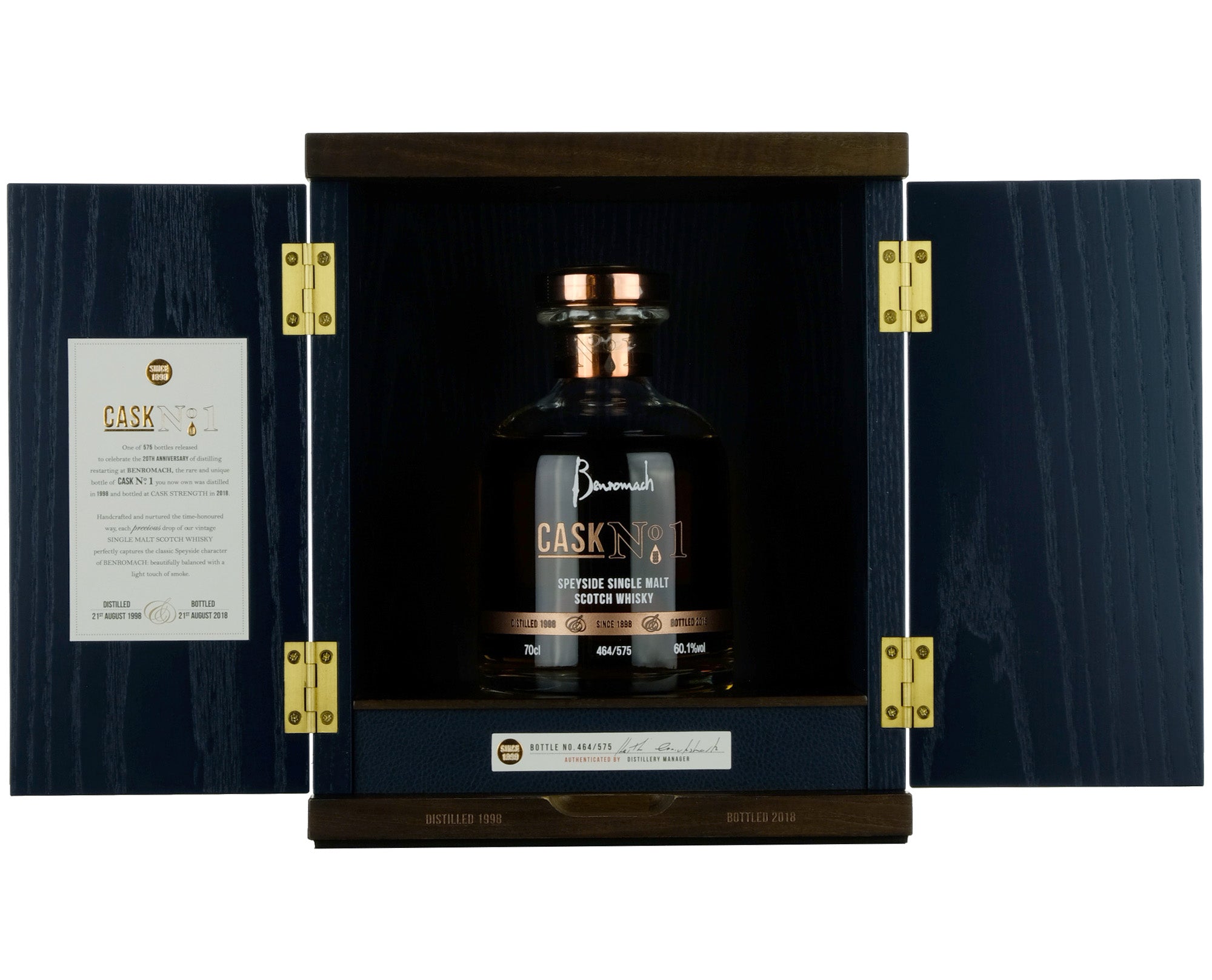 Benromach 1998 | 20 Year Old 20th Anniversary 1998-2018 Single Cask 1