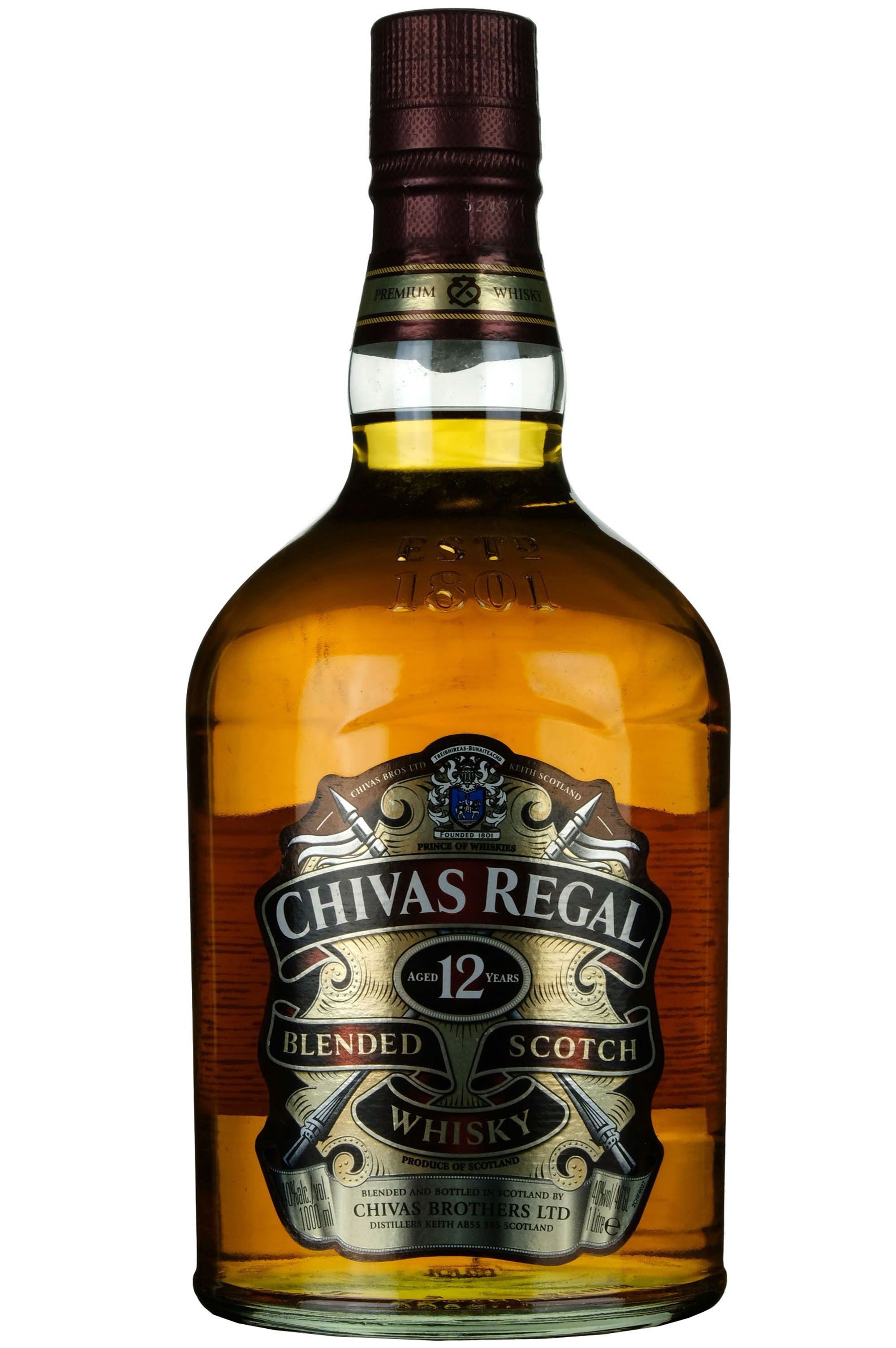 Chivas Regal 12 Year Old 1 Litre - Whisky-Online Shop
