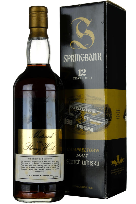 Springbank 12 Year Old 1980s Sherry Wood