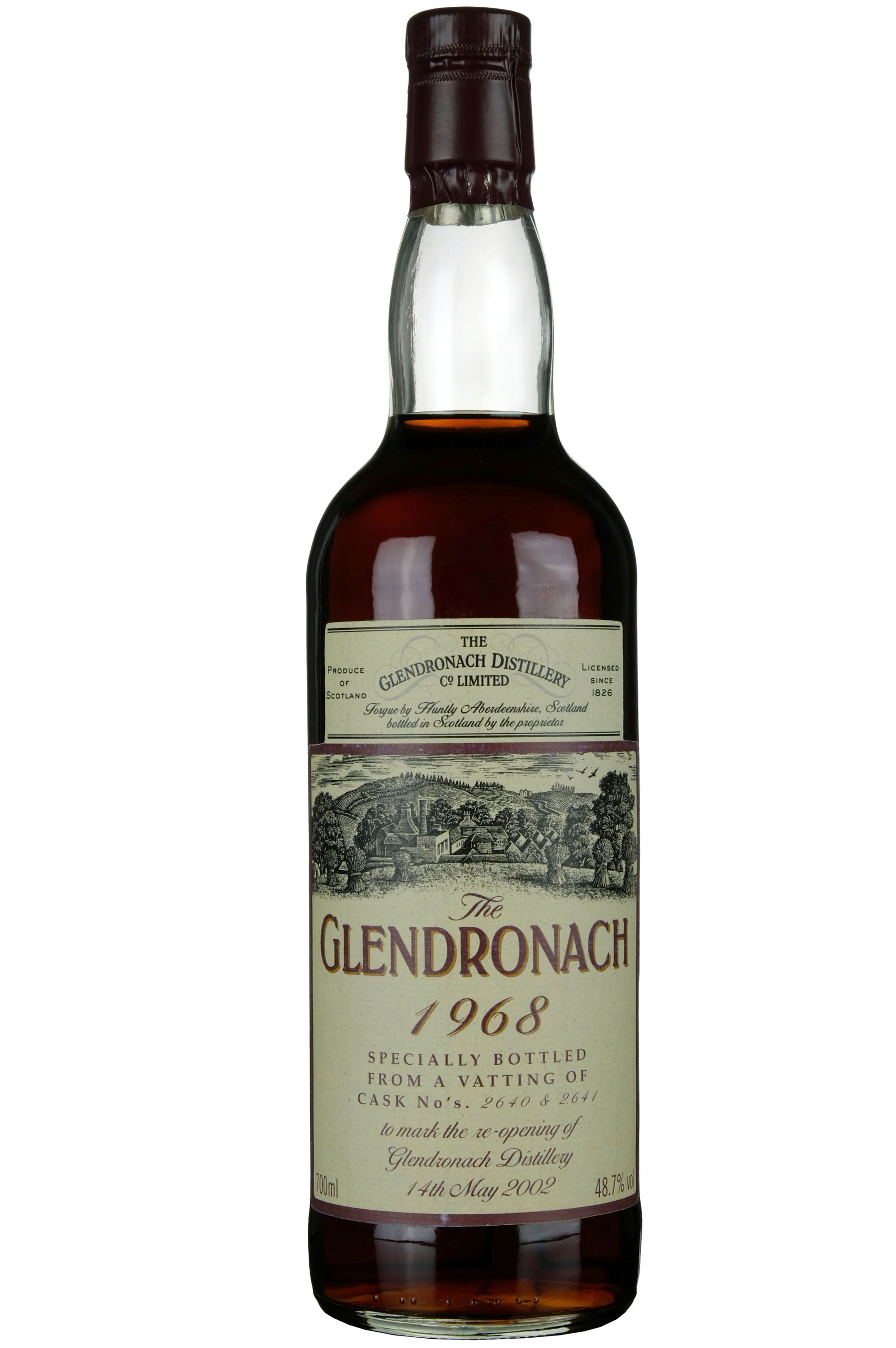Glendronach 1968 Reopening Of The Distillery 2002 Casks 2640-2644