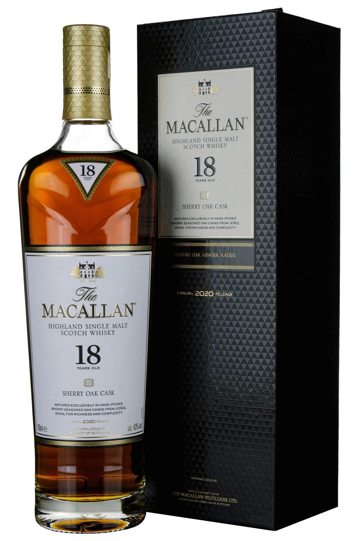 Macallan 18 Year Old Sherry Oak Cask 2020 Release