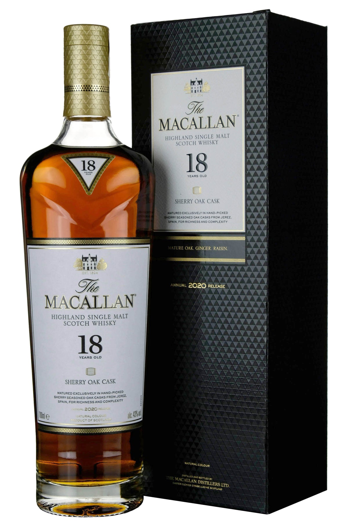 Macallan 18 Year Old Sherry Oak Cask 2020 Release