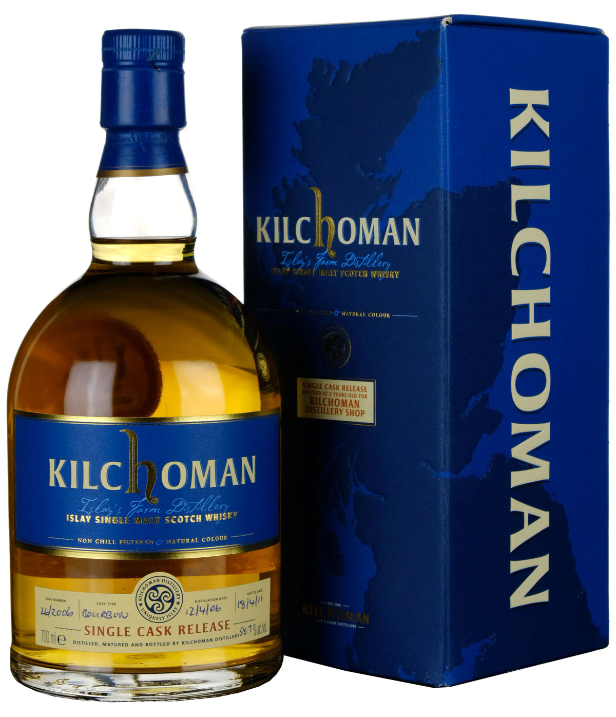 Kilchoman 2006-2011 Distillery Shop Exclusive Single Cask 26