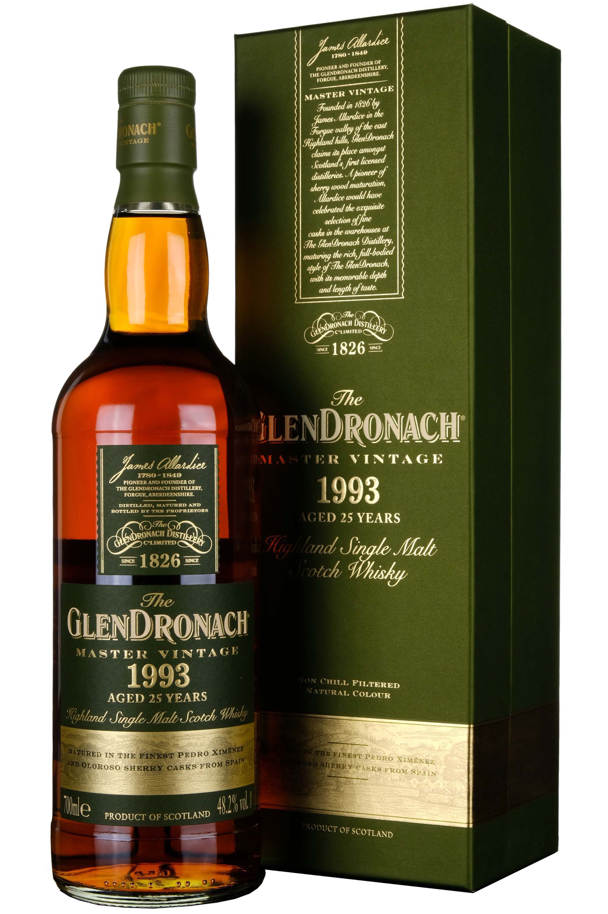Glendronach 1993-2019 | 25 Year Old Master Vintage - Whisky-Online