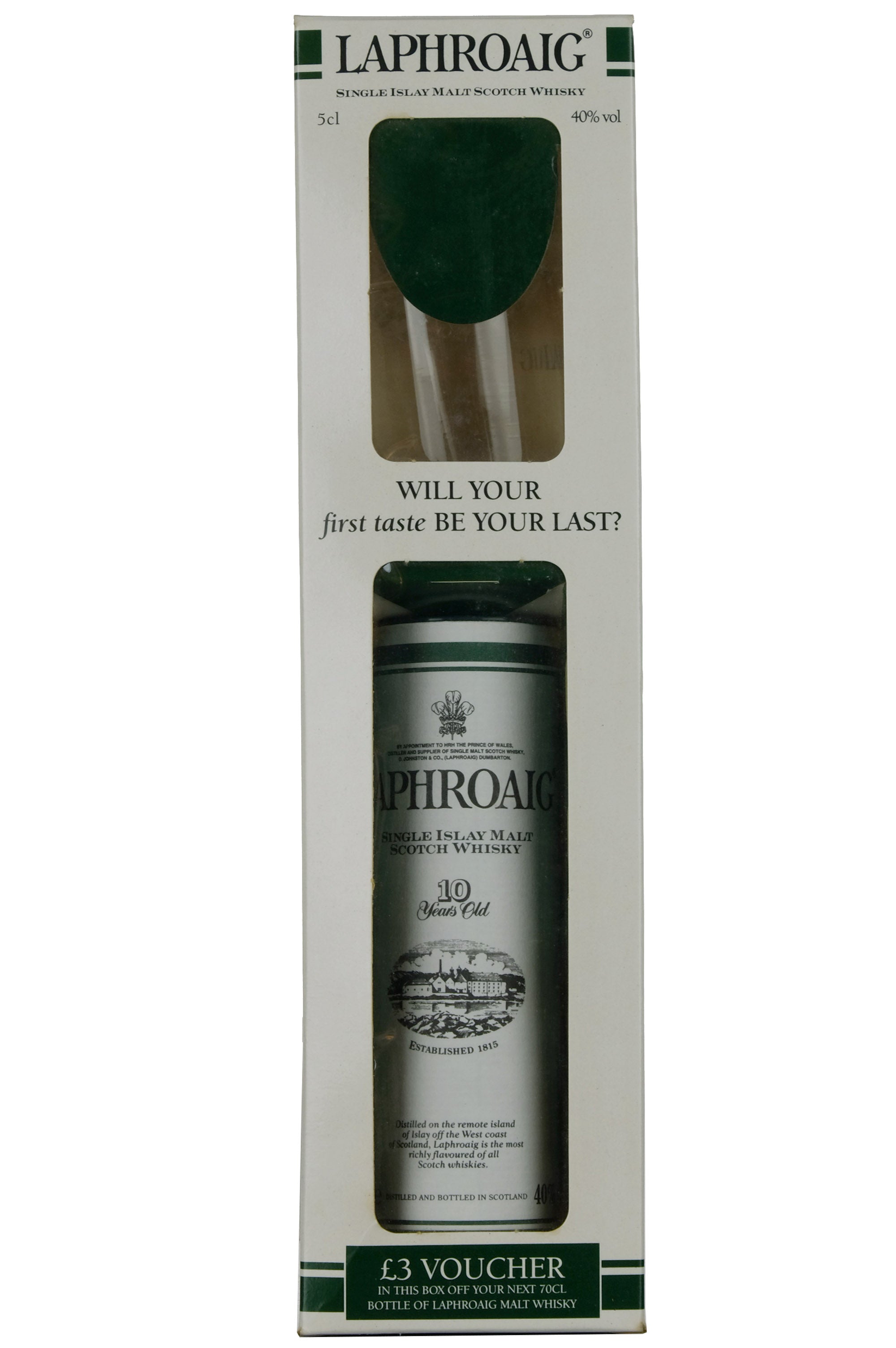 Laphroaig 10 Year Old Miniature Set