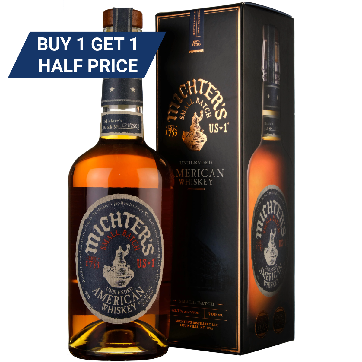 Michter's US*1 Unblended American Whiskey Small Batch Bottled 2021