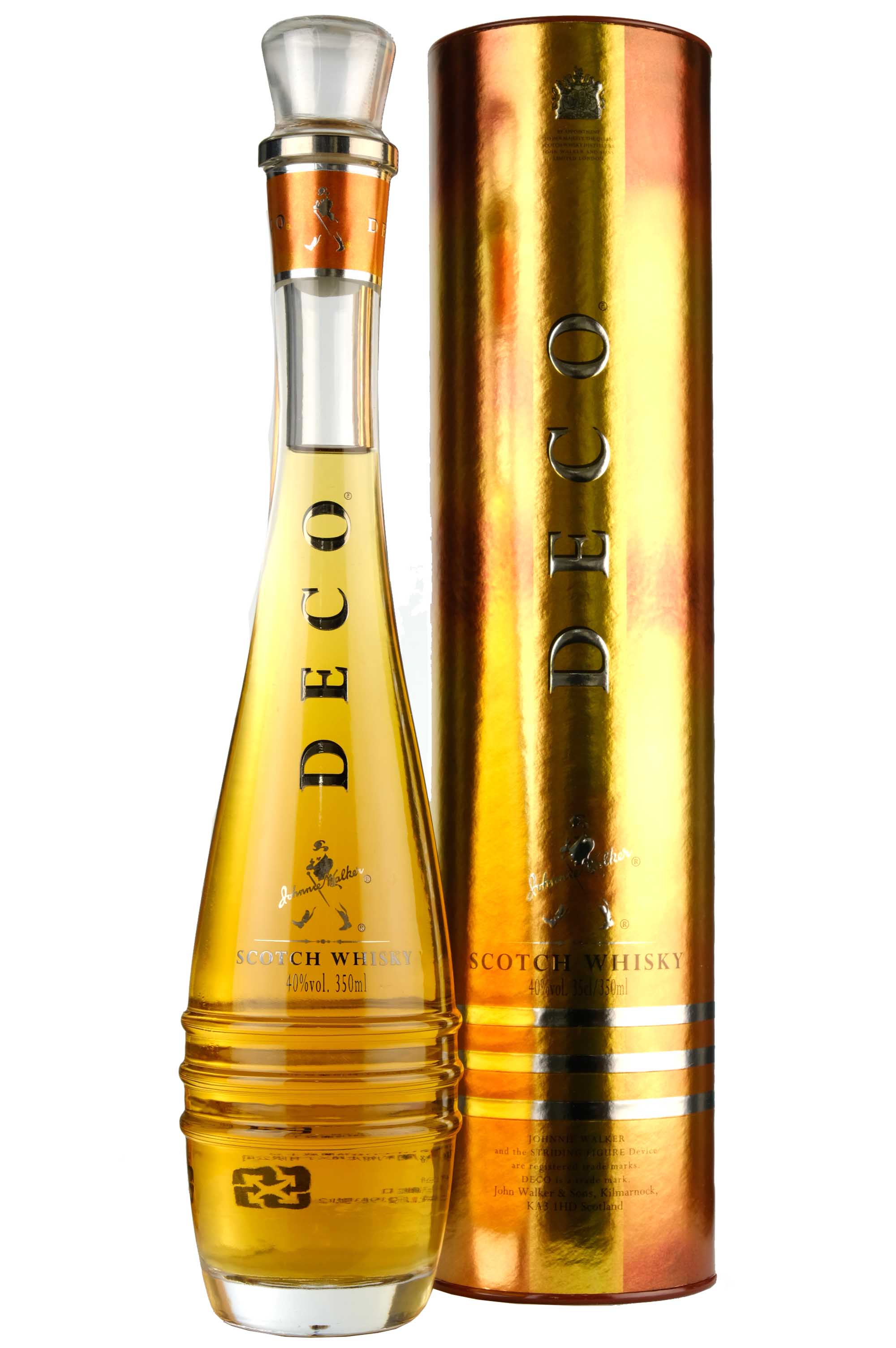 Johnnie Walker Deco Scotch Whisky RARE / SEALED DECO