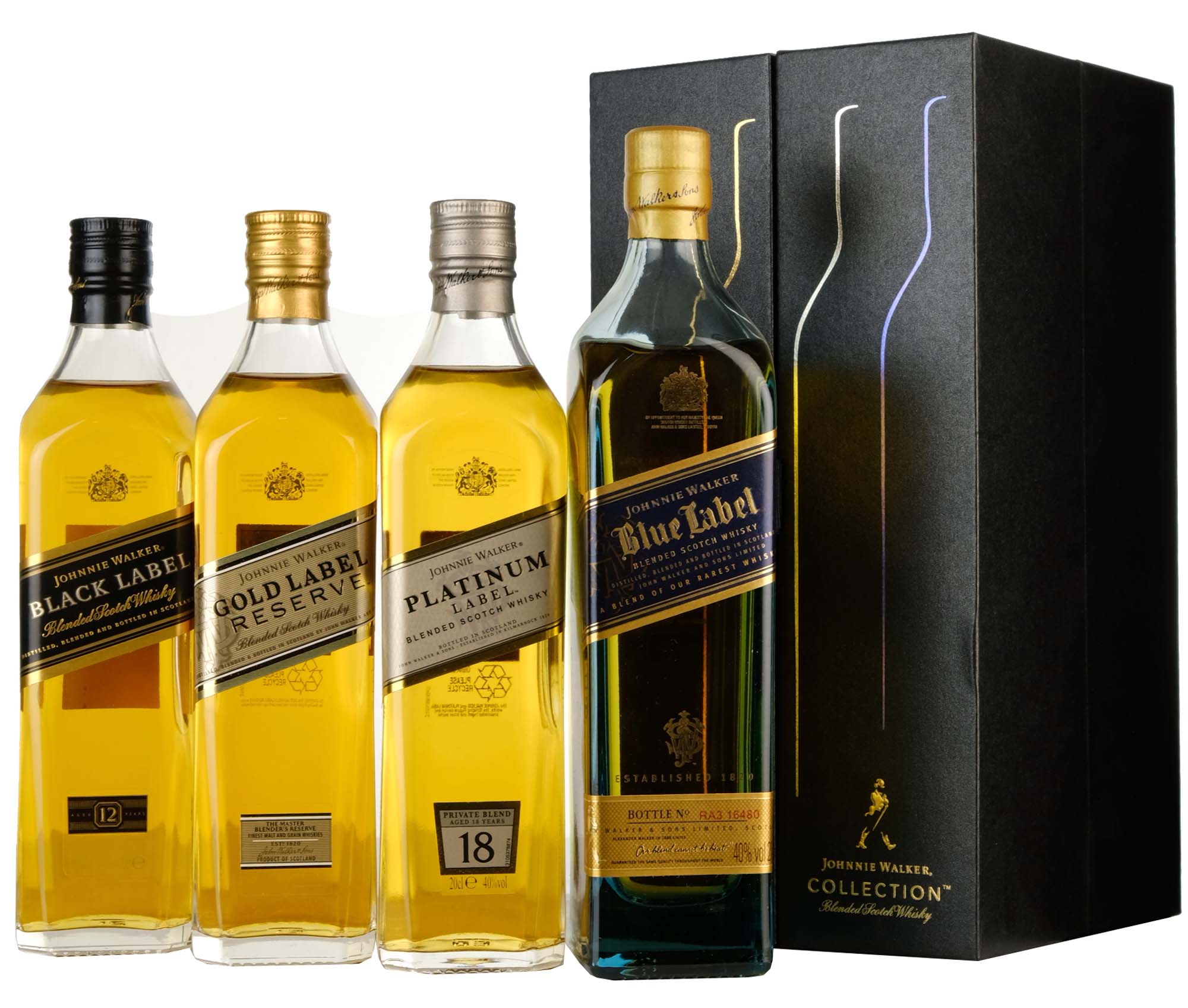 Johnnie Walker Travellers Collection Box Set