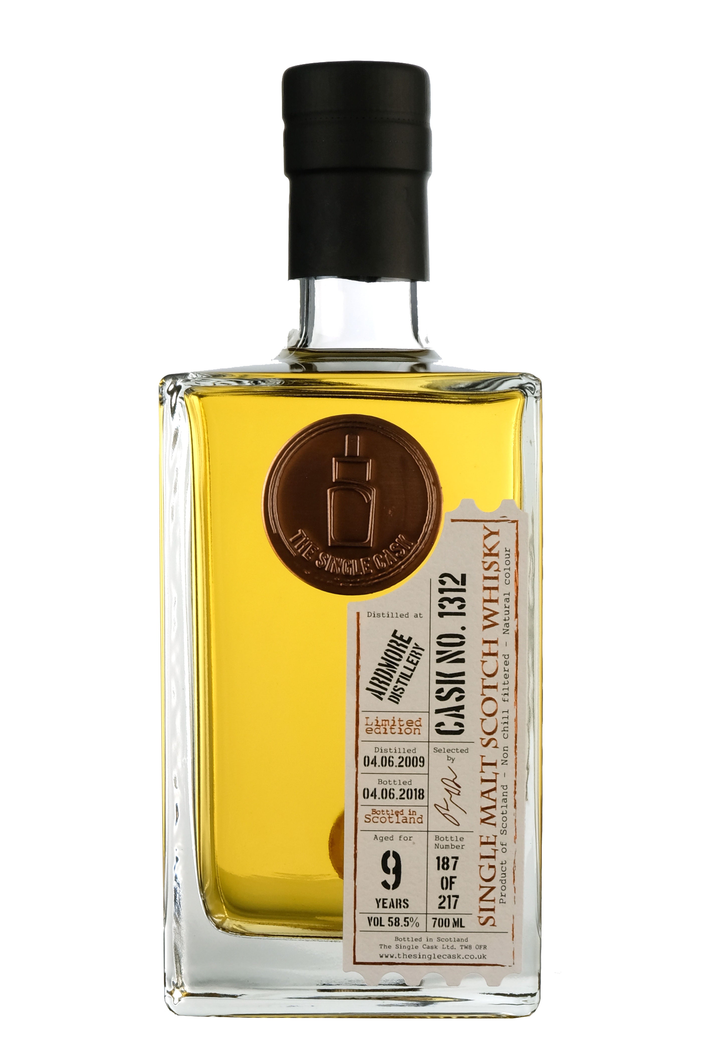 Ardmore 2009-2018 | 9 Year Old The Single Cask 1312