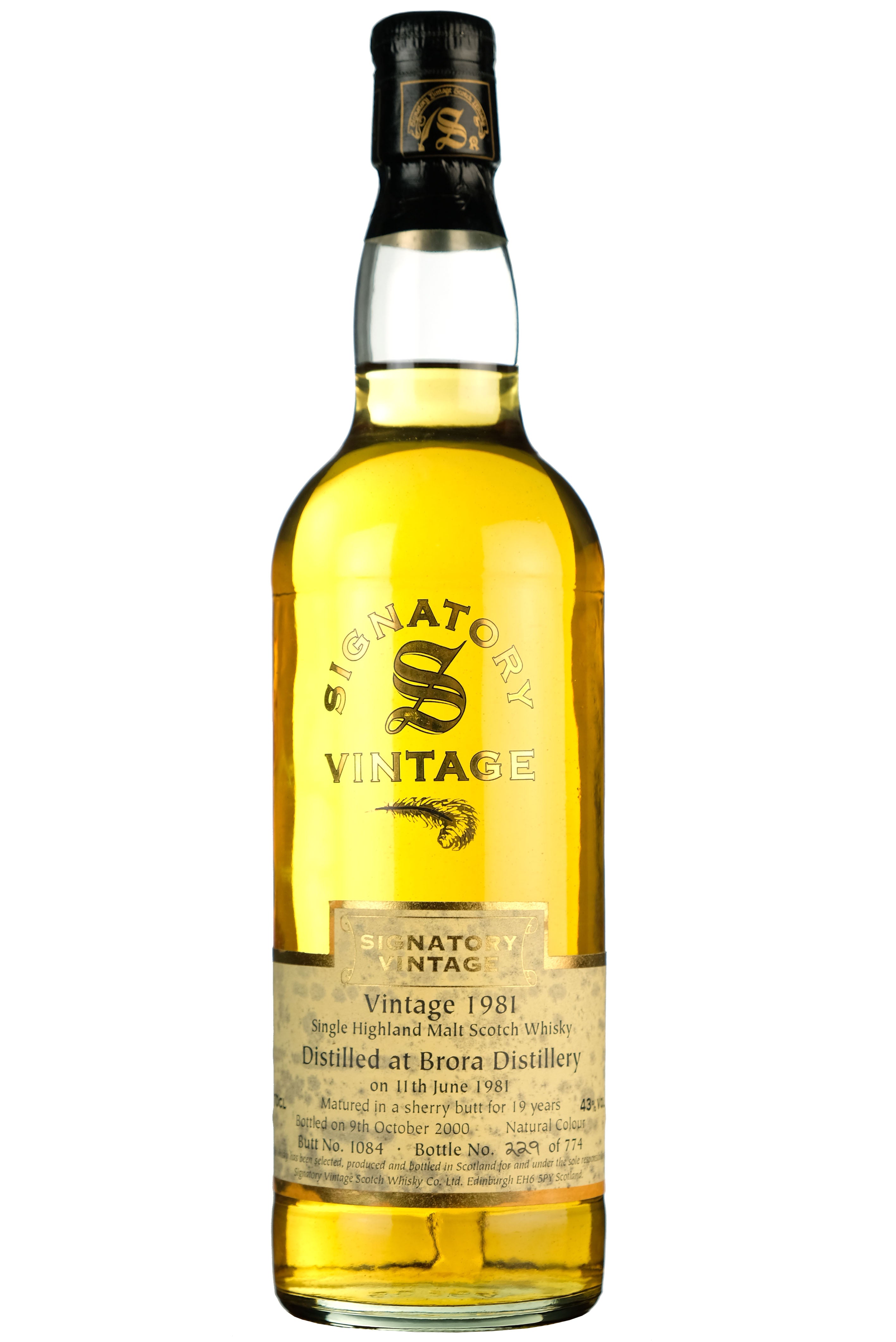 Brora 1981-2000 | 19 Year Old Signatory Vintage Cask 1084