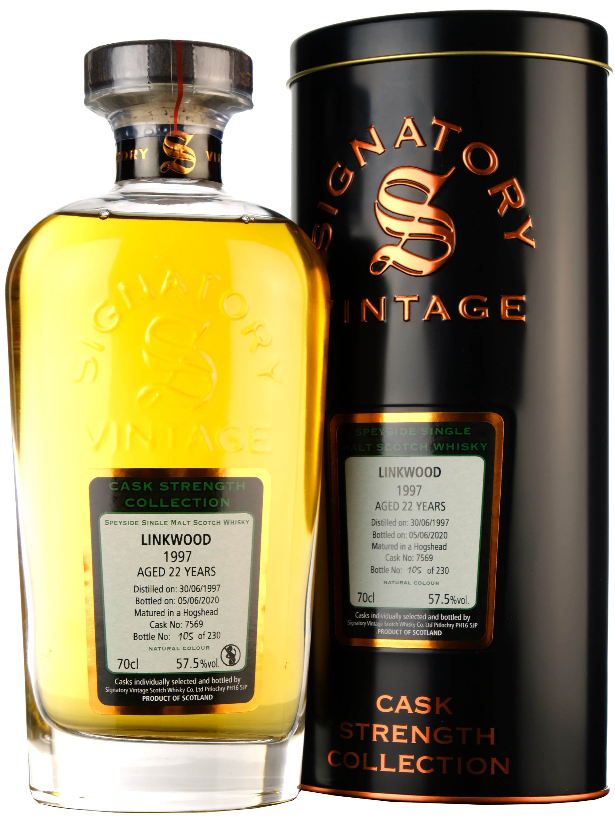 Linkwood 1997-2020 | 22 Year Old | Signatory Vintage Cask 7569