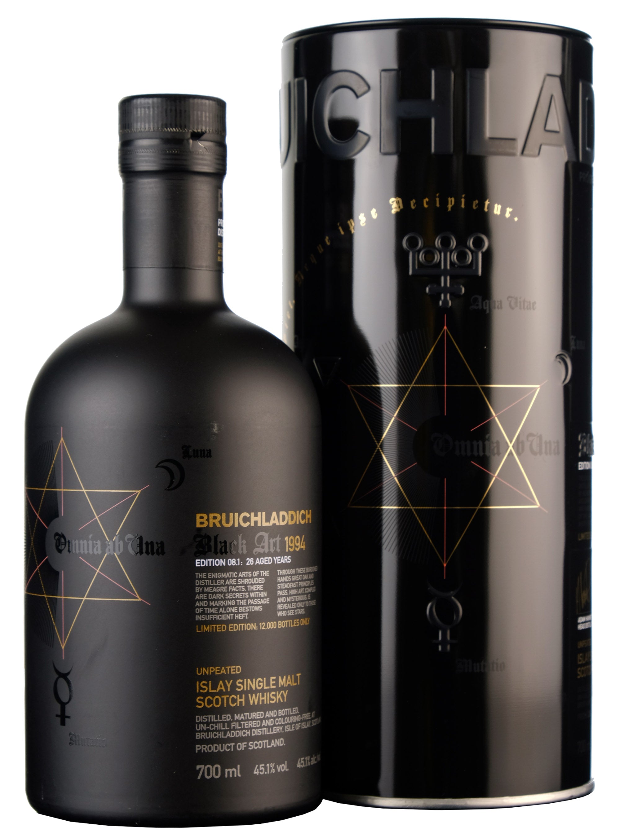 Bruichladdich 1994 26 Year Old Black Art Series 8.1