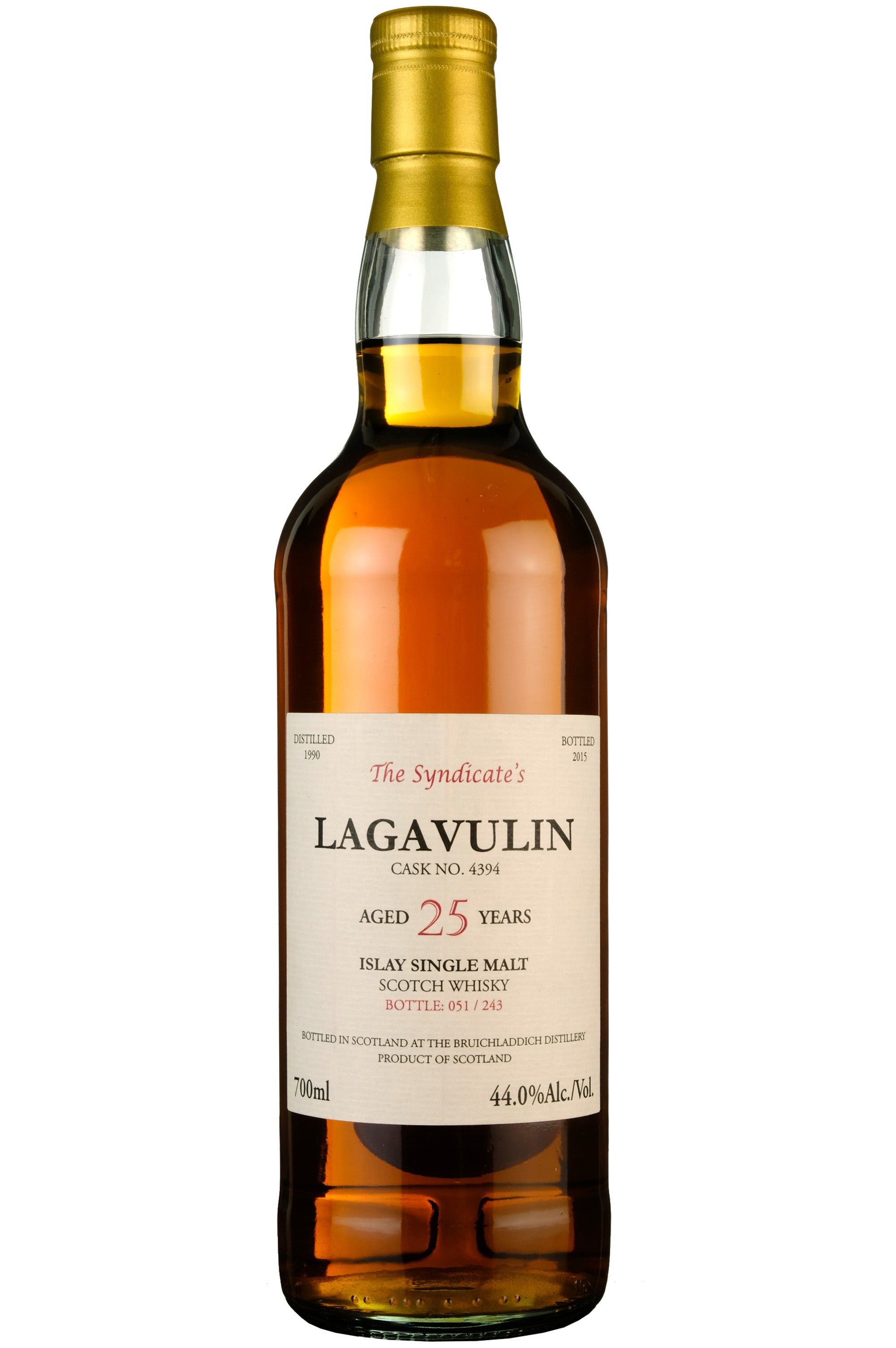 Lagavulin 1990-2015 | 25 Year Old | The Syndicate's Single Cask 4394