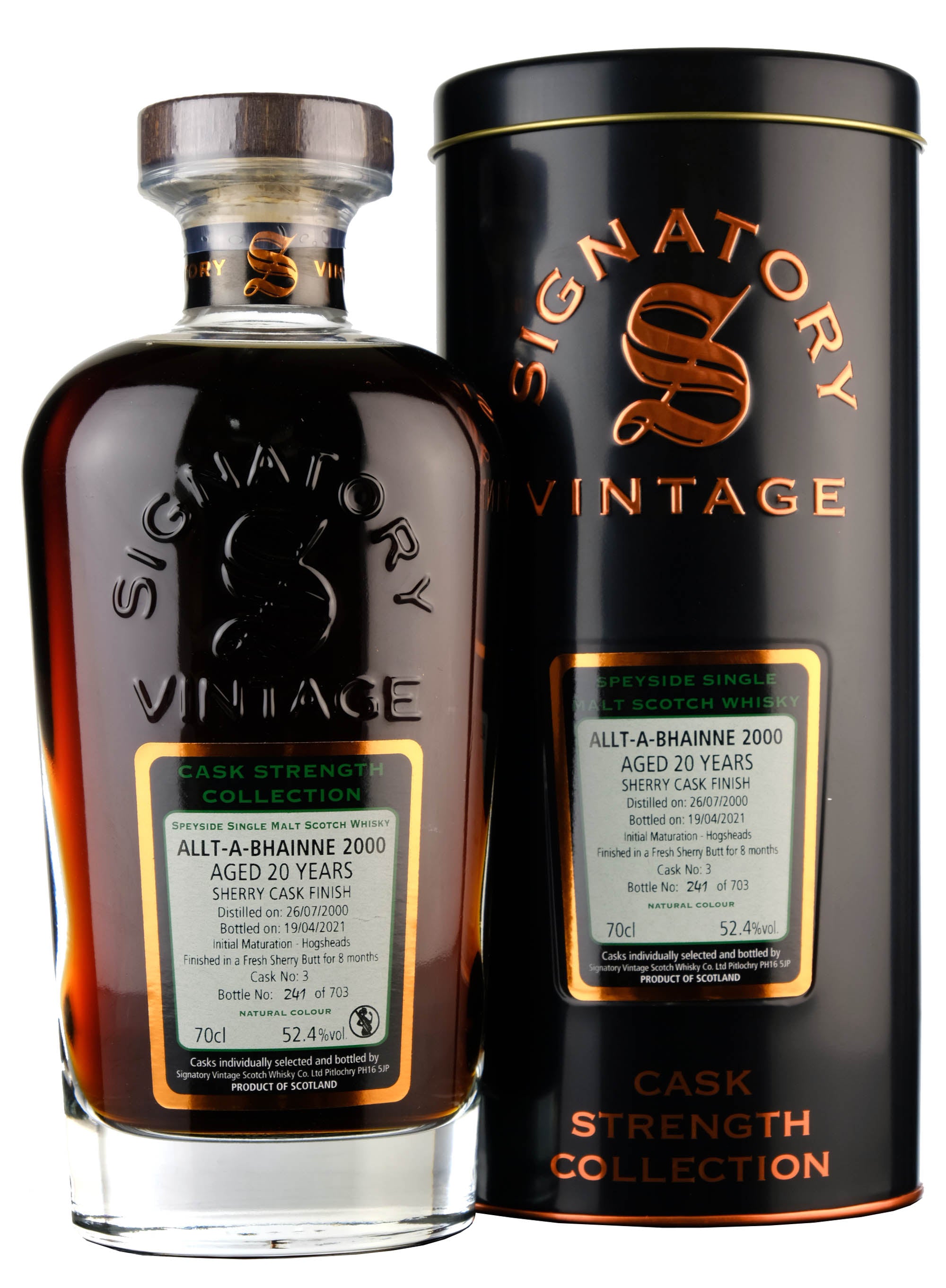 Allt-A-Bhainne 2000-2021 | 20 Year Old Signatory Vintage Cask 3