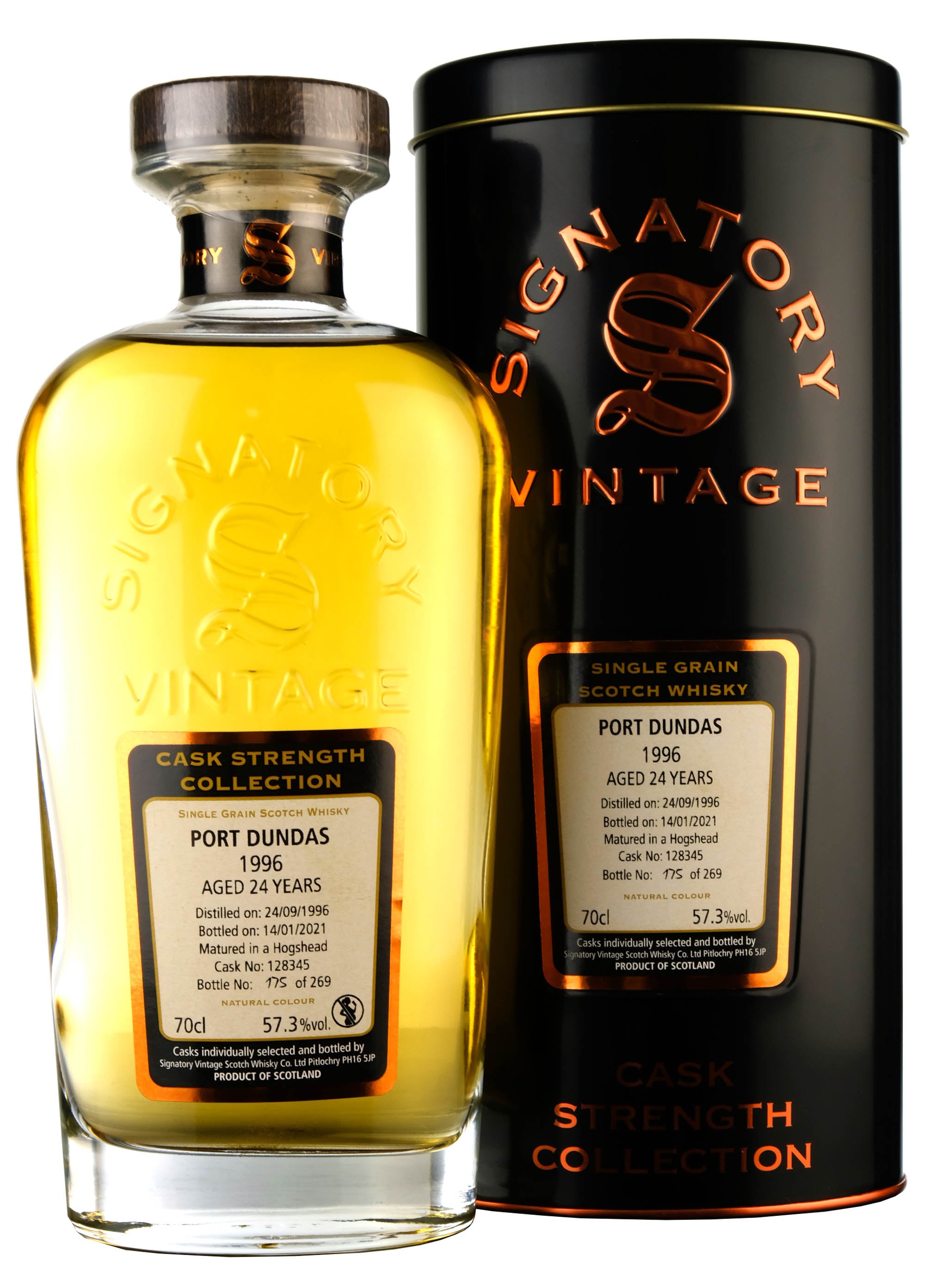 Port Dundas 1996-2021 | 24 Year Old Signatory Vintage Cask 128345