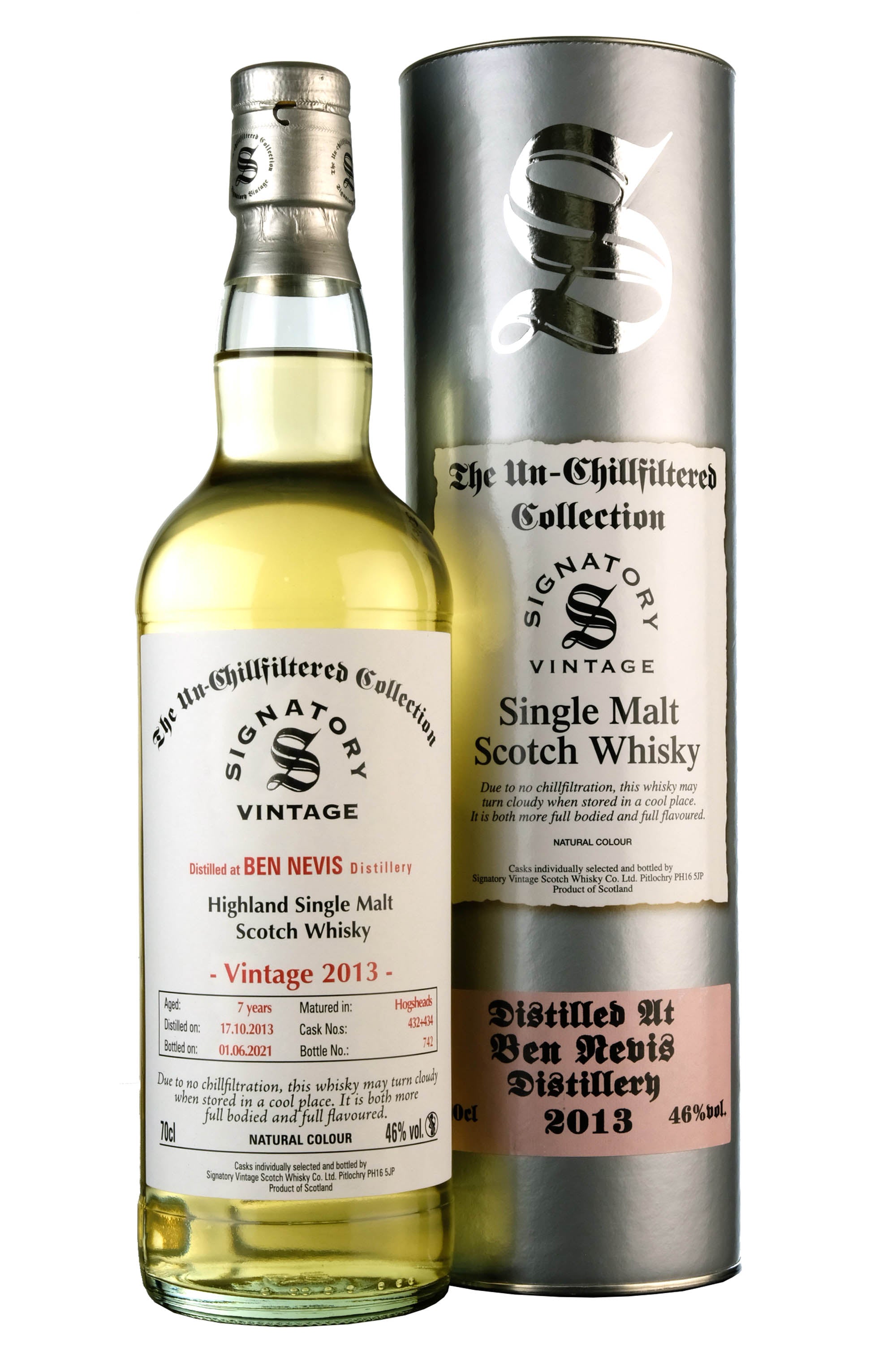 Ben Nevis 2013-2021 | 7 Year Old Signatory Vintage Cask 432 + 434