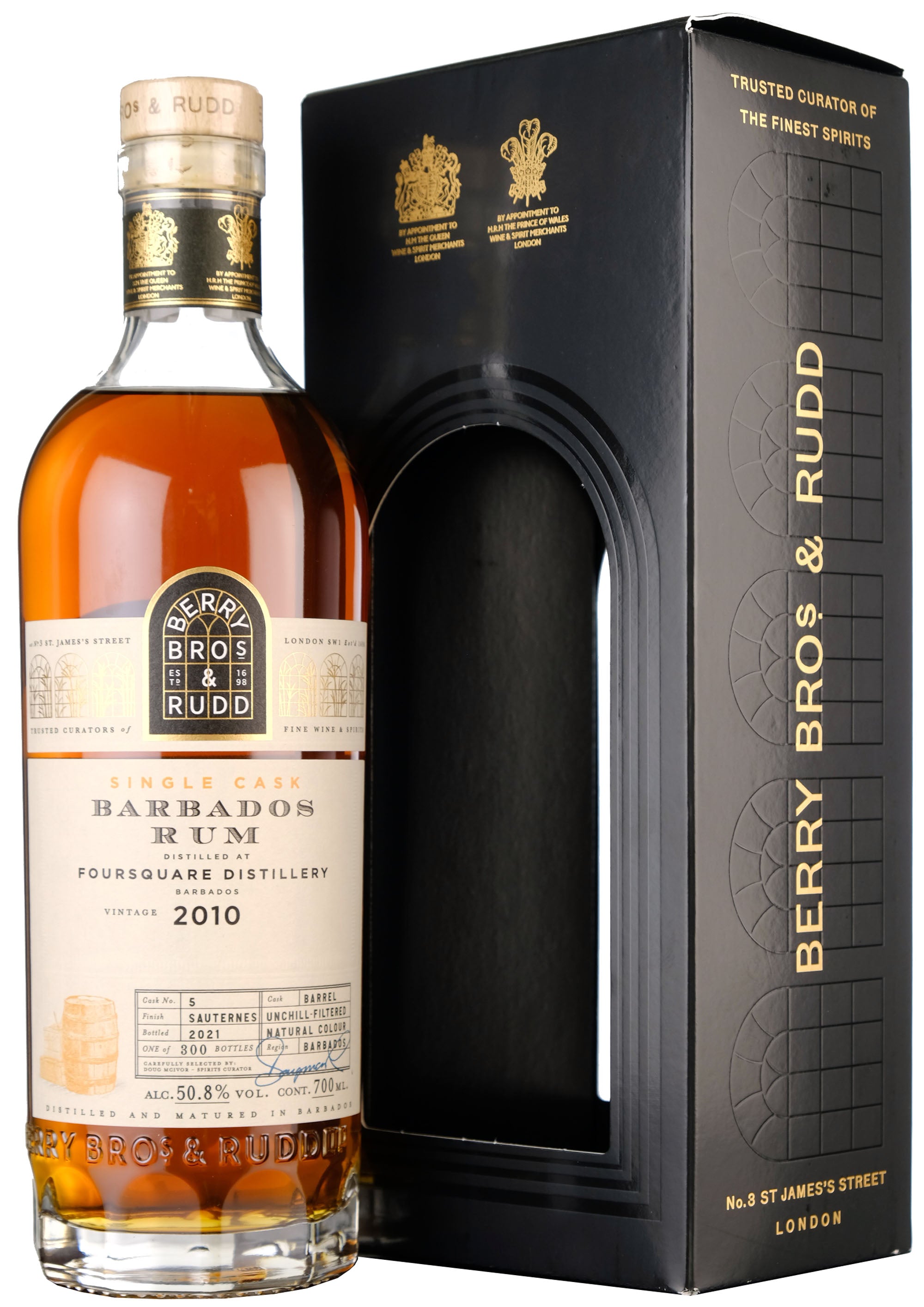 Foursquare 2010-2021 | 11 Year Old | Sauternes Finish | Berry Bros Single Cask 5