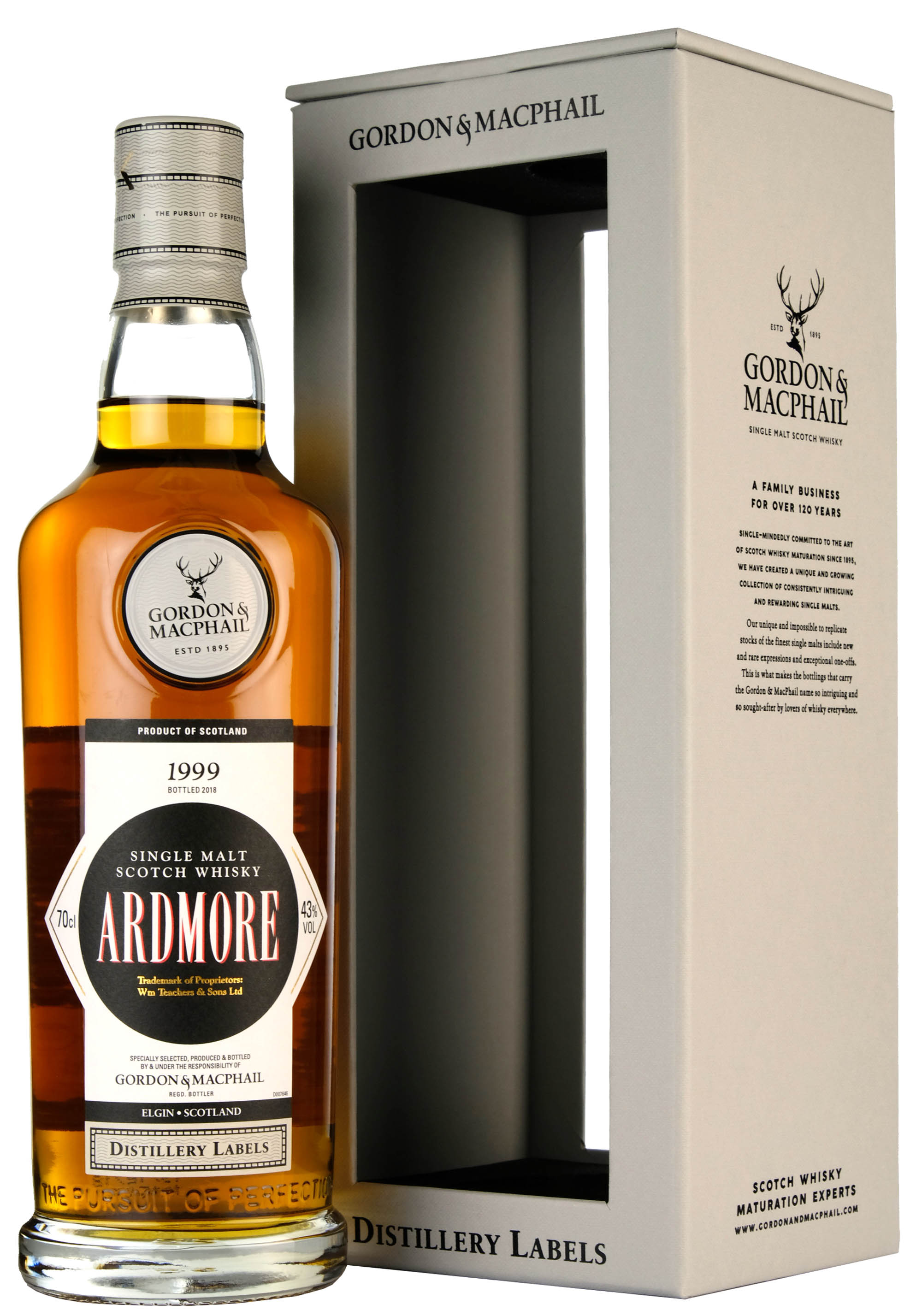 Ardmore 1999-2018 Distillery Labels