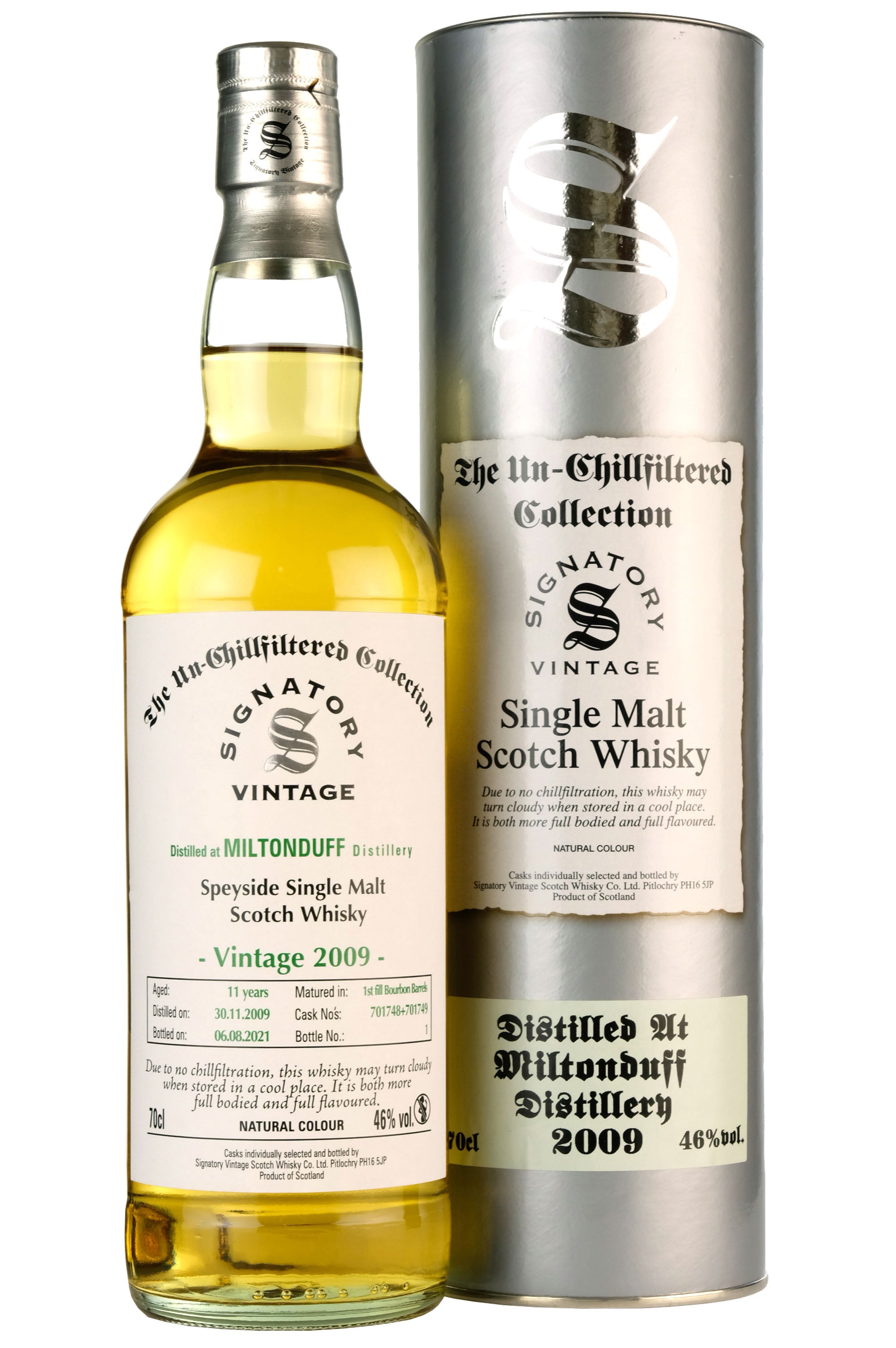 Miltonduff 2009-2021 | 11 Year Old Signatory Vintage Cask 701748 + 701749