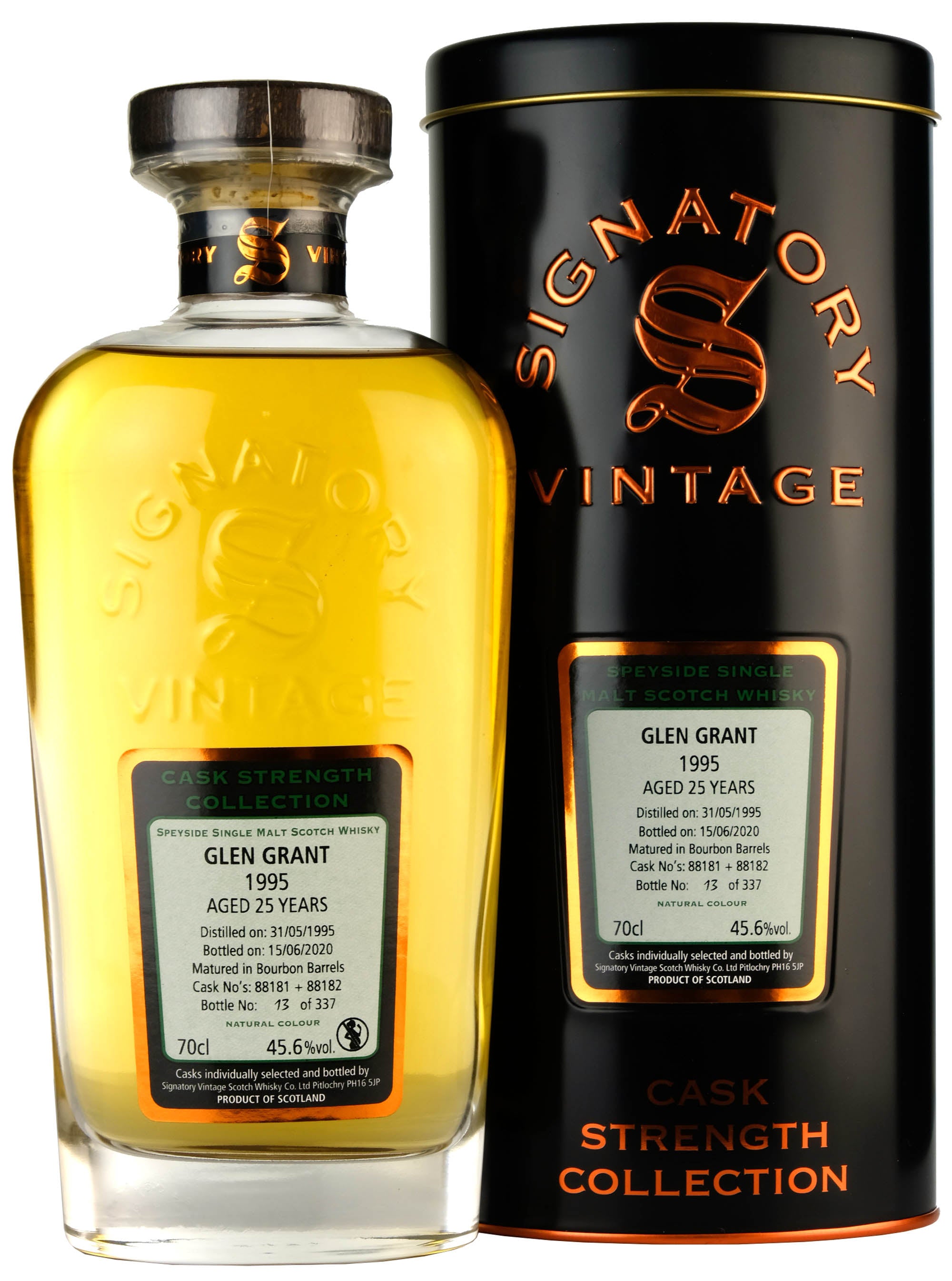 Glen Grant 1995-2021 | 25 Year Old Signatory Vintage Casks 88181 + 88182