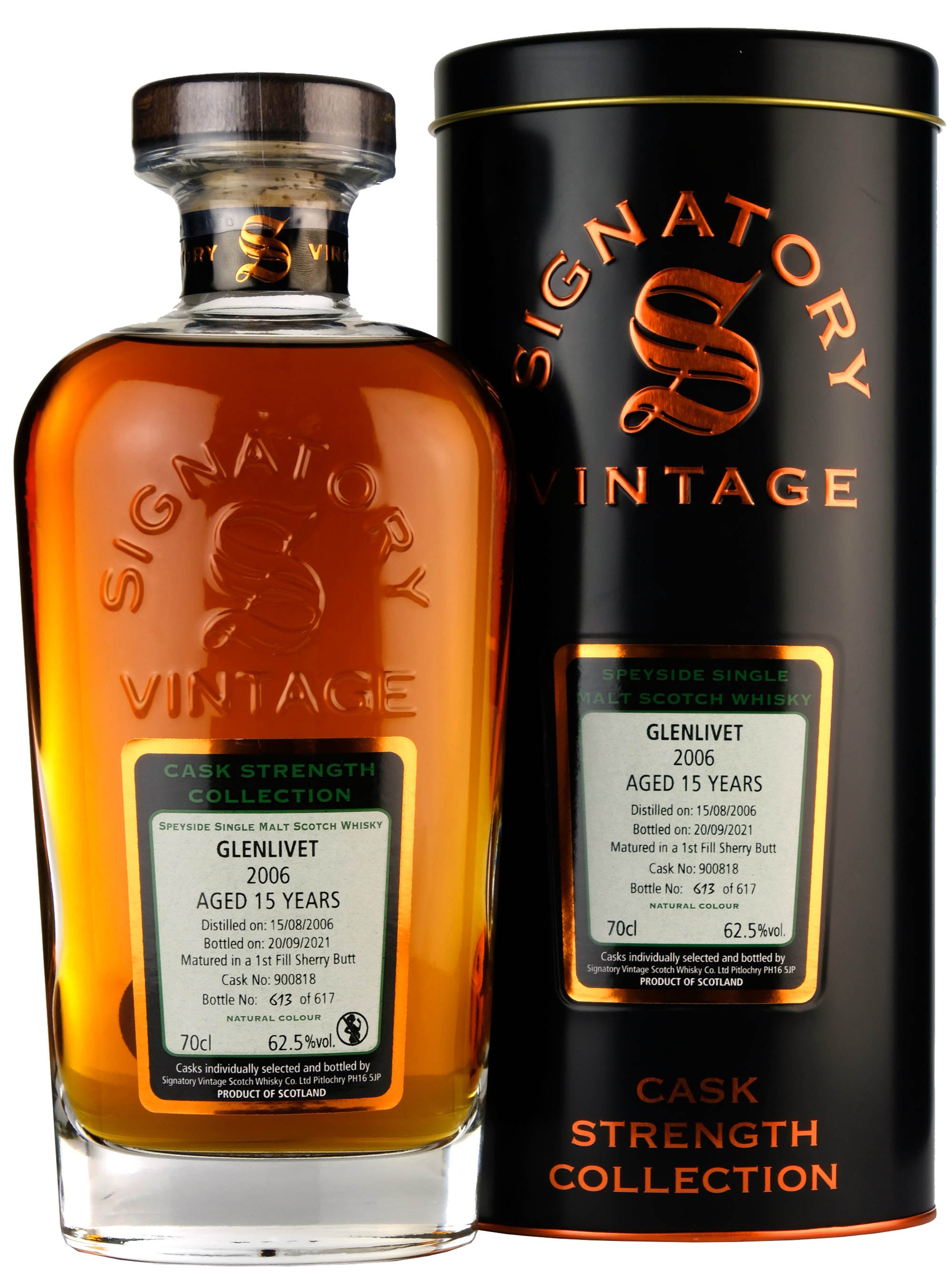 Glenlivet 2006-2021 | 15 Year Old Signatory Vintage Cask 900818