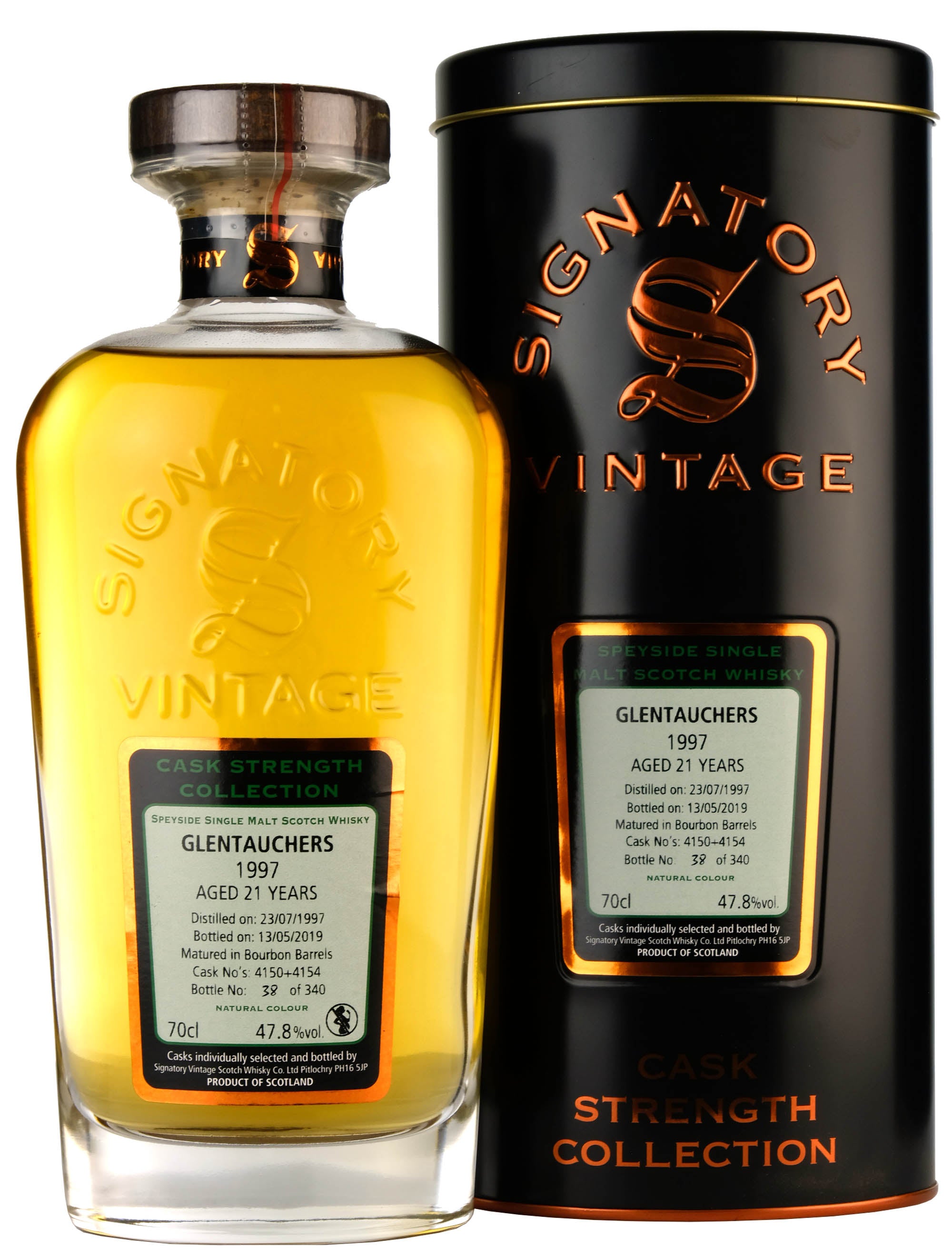 Glentauchers 1997-2019 | 21 Year Old Signatory Vintage Casks 4150 + 4154