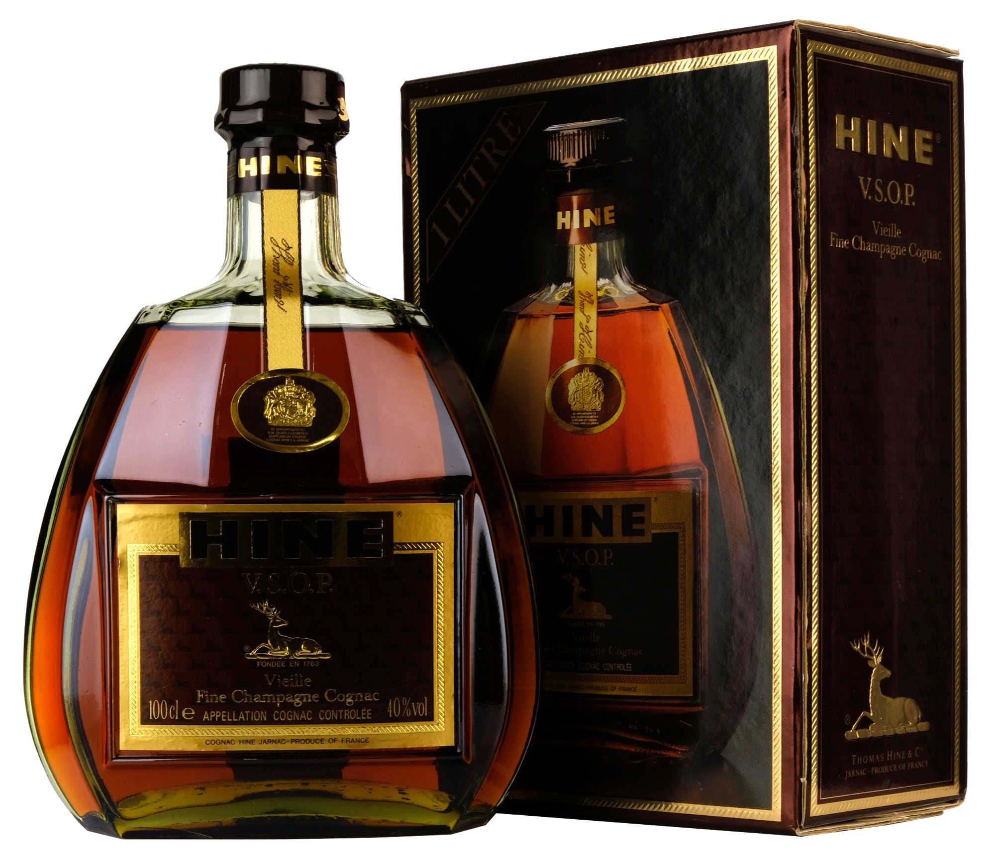 Hine VSOP Fine Champagne Cognac | 1 Litre Decanter