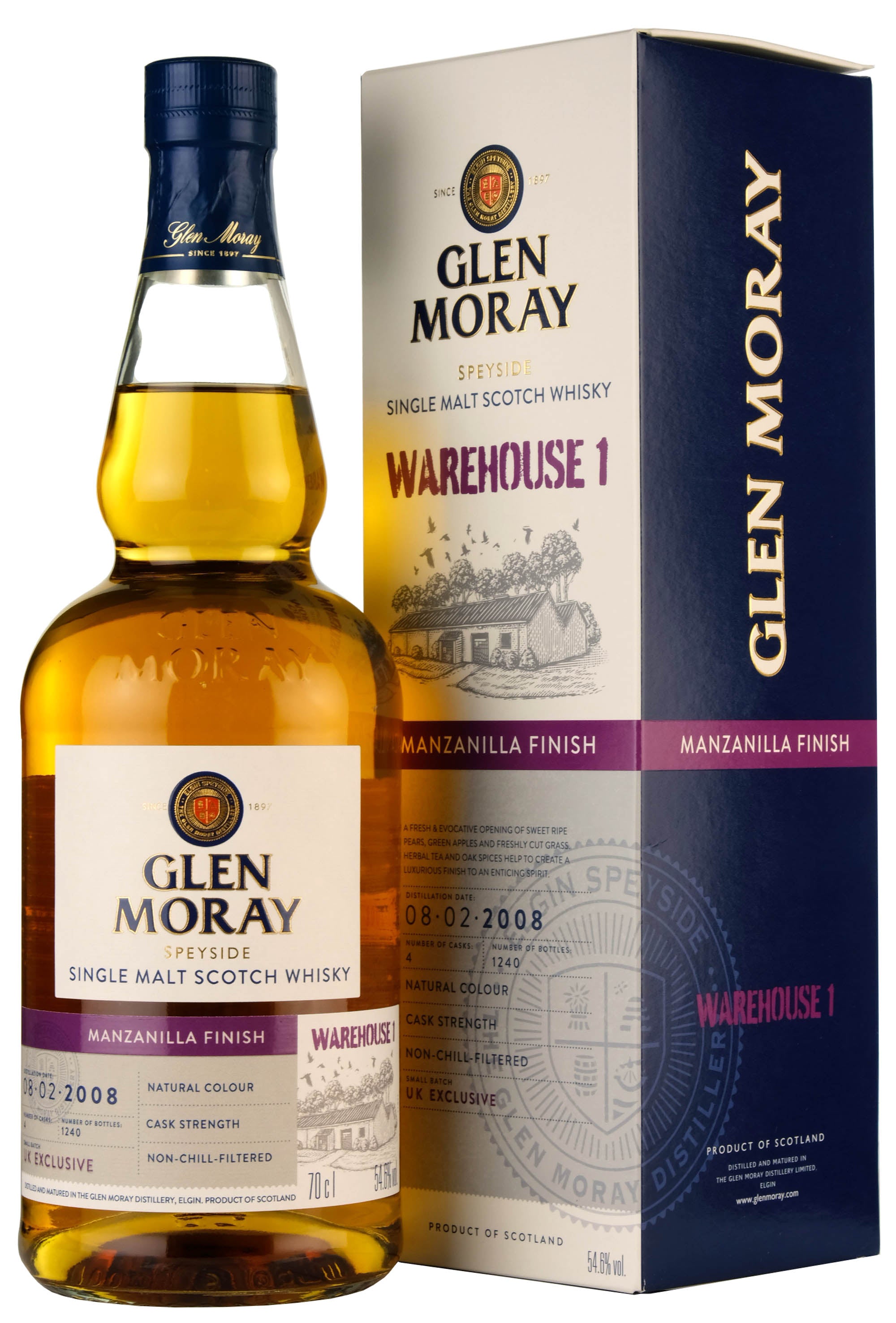 Glen Moray 2008 13 Year Old | Manzanilla Finish | Warehouse 1