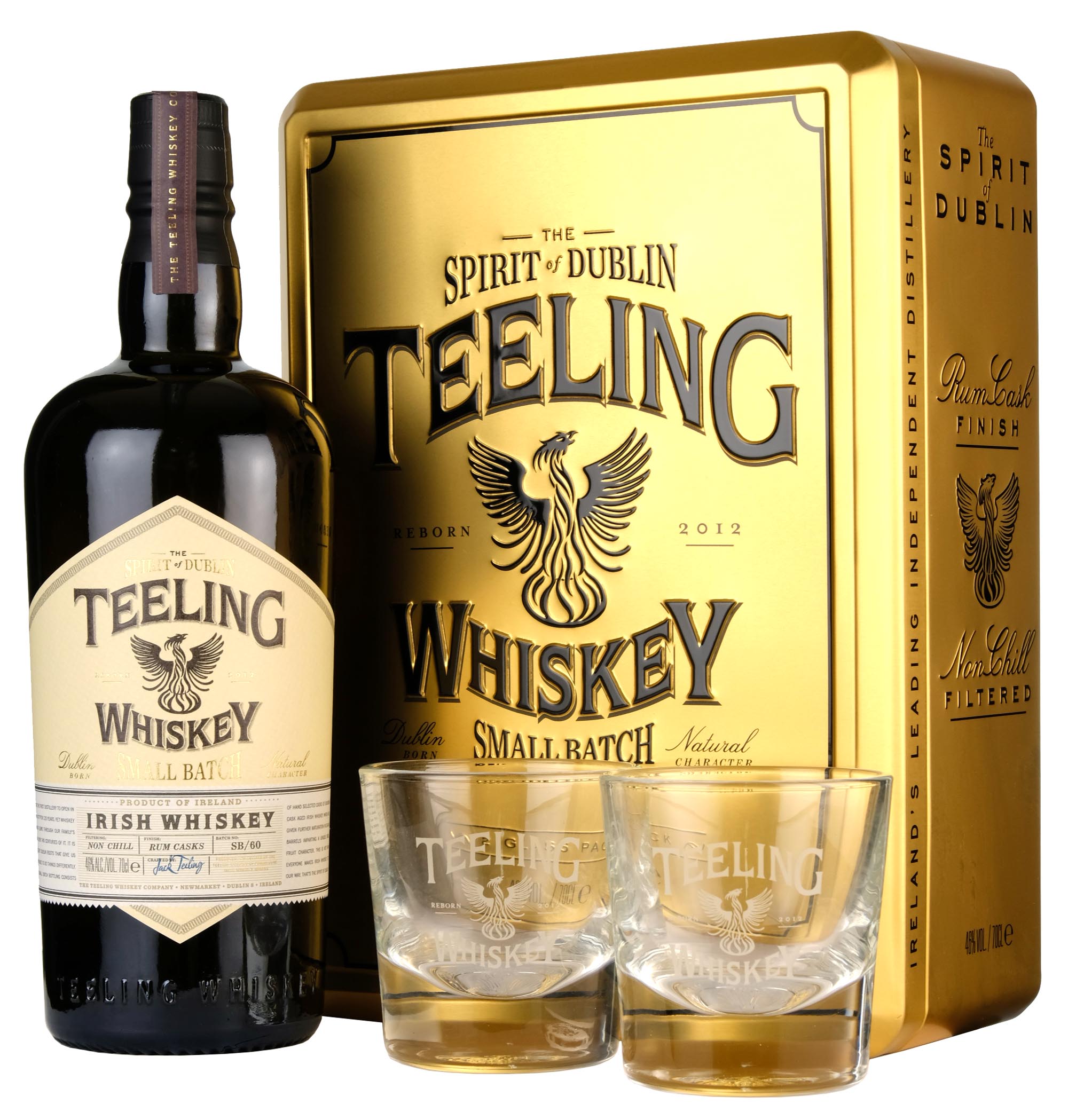 Teeling Small Batch Gold Glass Pack