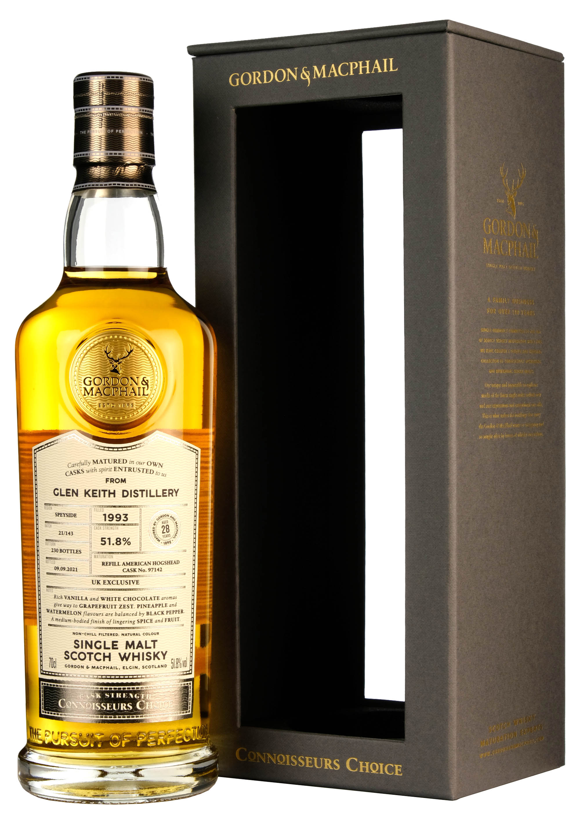 Glen Keith 1993-2021 | 28 Year Old Connoisseurs Choice Cask Strength | UK Exclusive