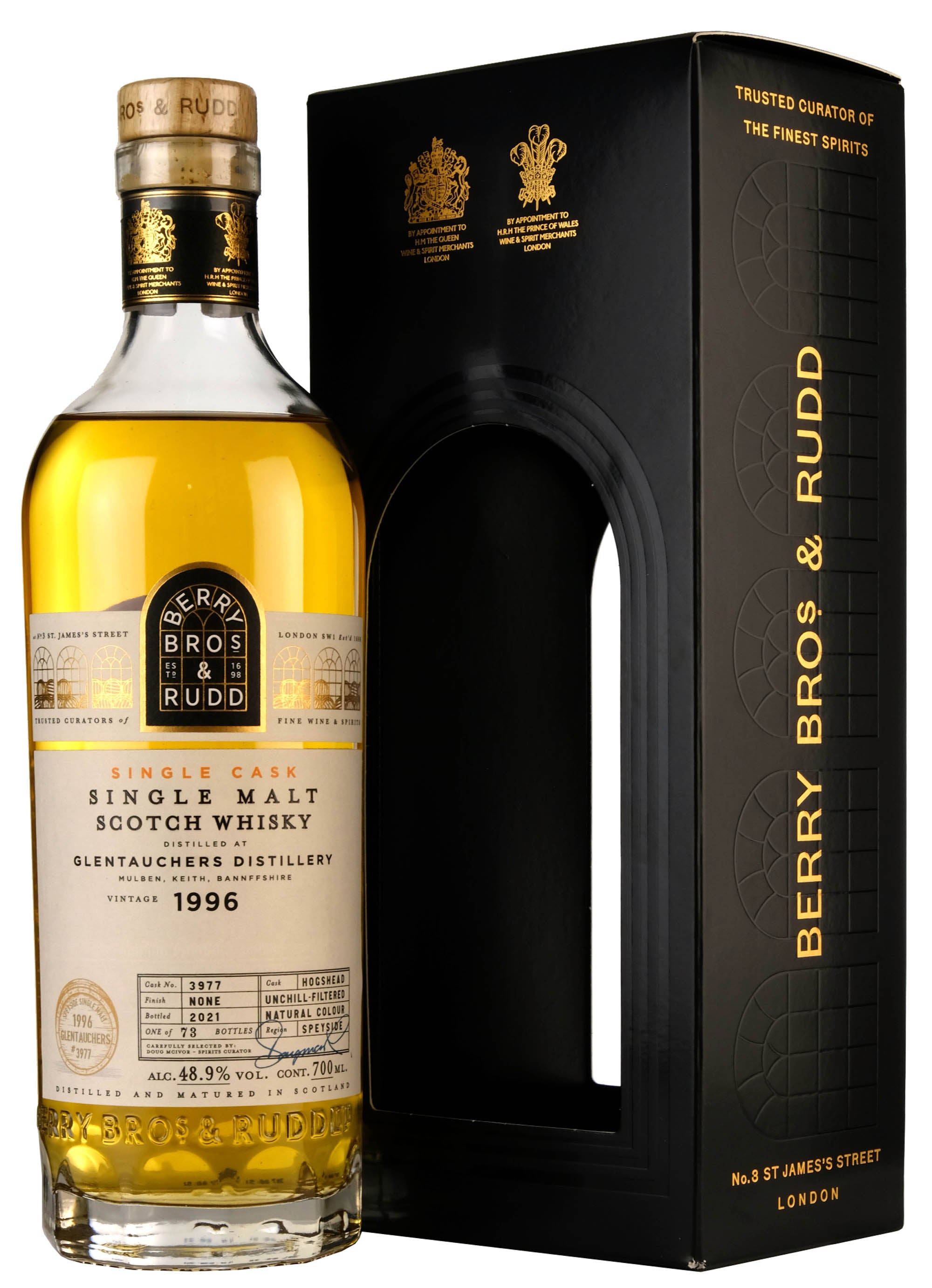 Glentauchers 1996-2021 | 25 Year Old | Berry Bros & Rudd Single Cask 3977