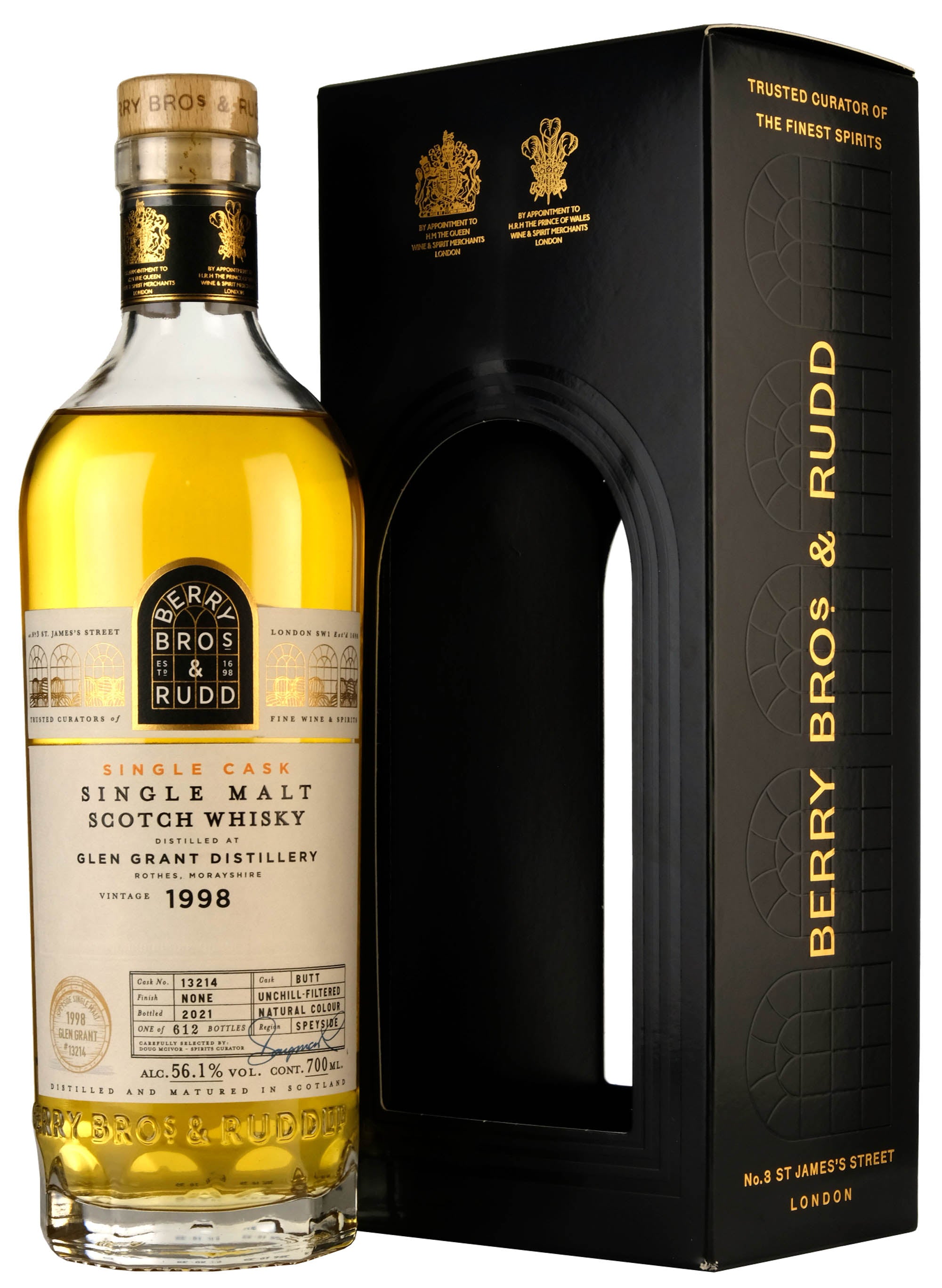 Glen Grant 1998-2021 | 24 Year Old | Berry Bros & Rudd Single Cask 13214