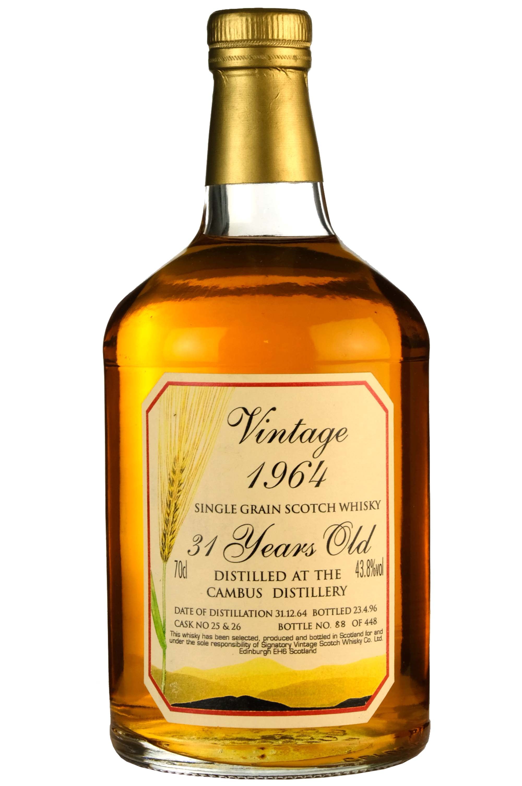 Cambus 1964-1996 | 31 Year Old | Signatory Vintage Casks 25 & 26