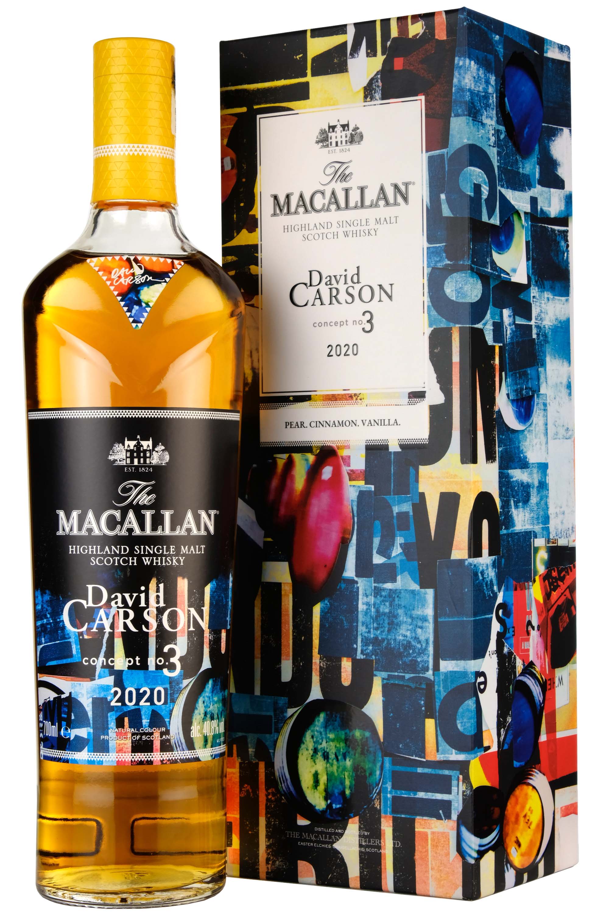 ウイスキー The Macallan David Carson 3 2020 Whisky Online Cyprus - Macallan Concept No.3 2020 David