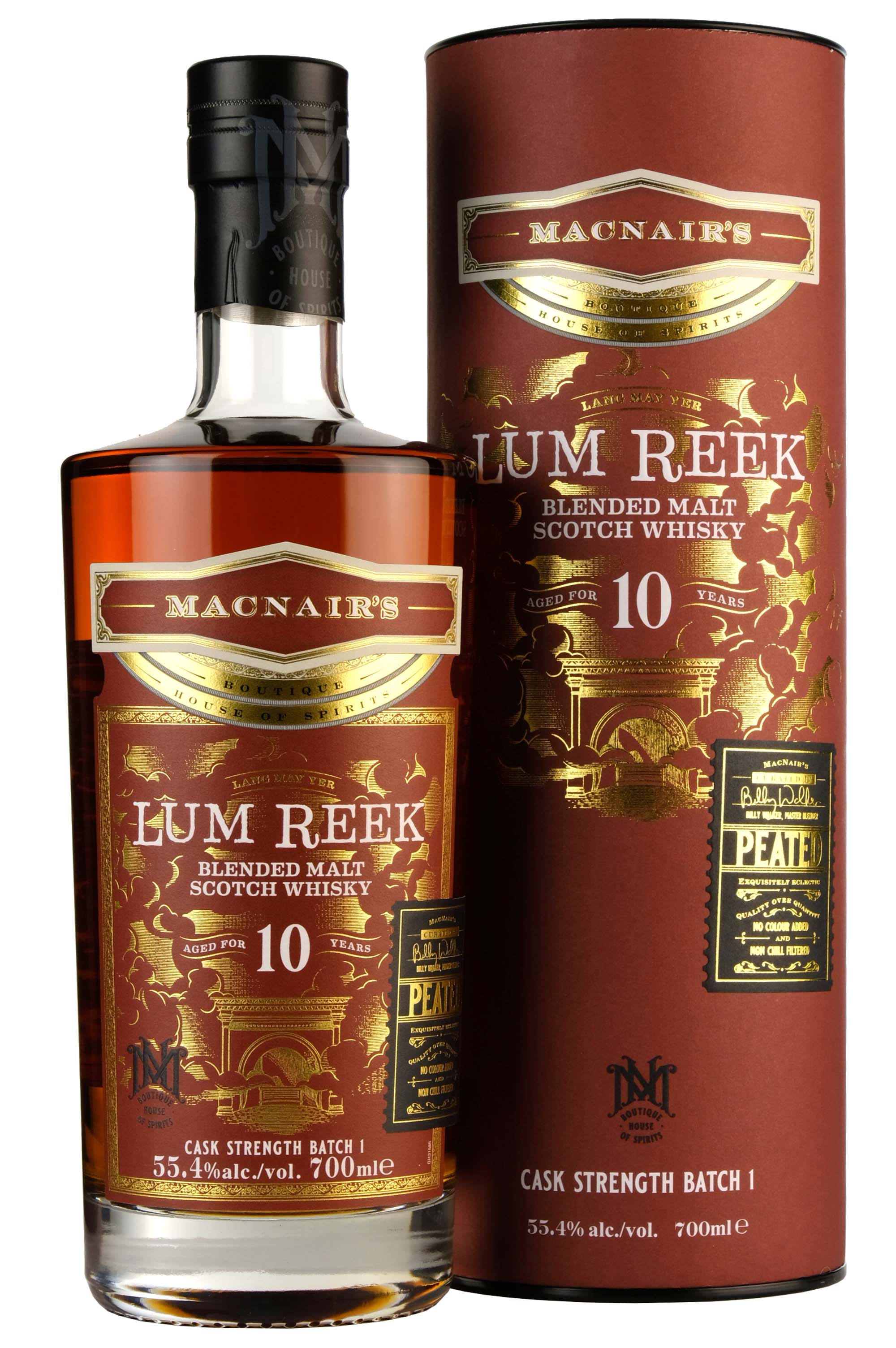 MacNair's Lum Reek 10 Year Old | Cask Strength Batch 1