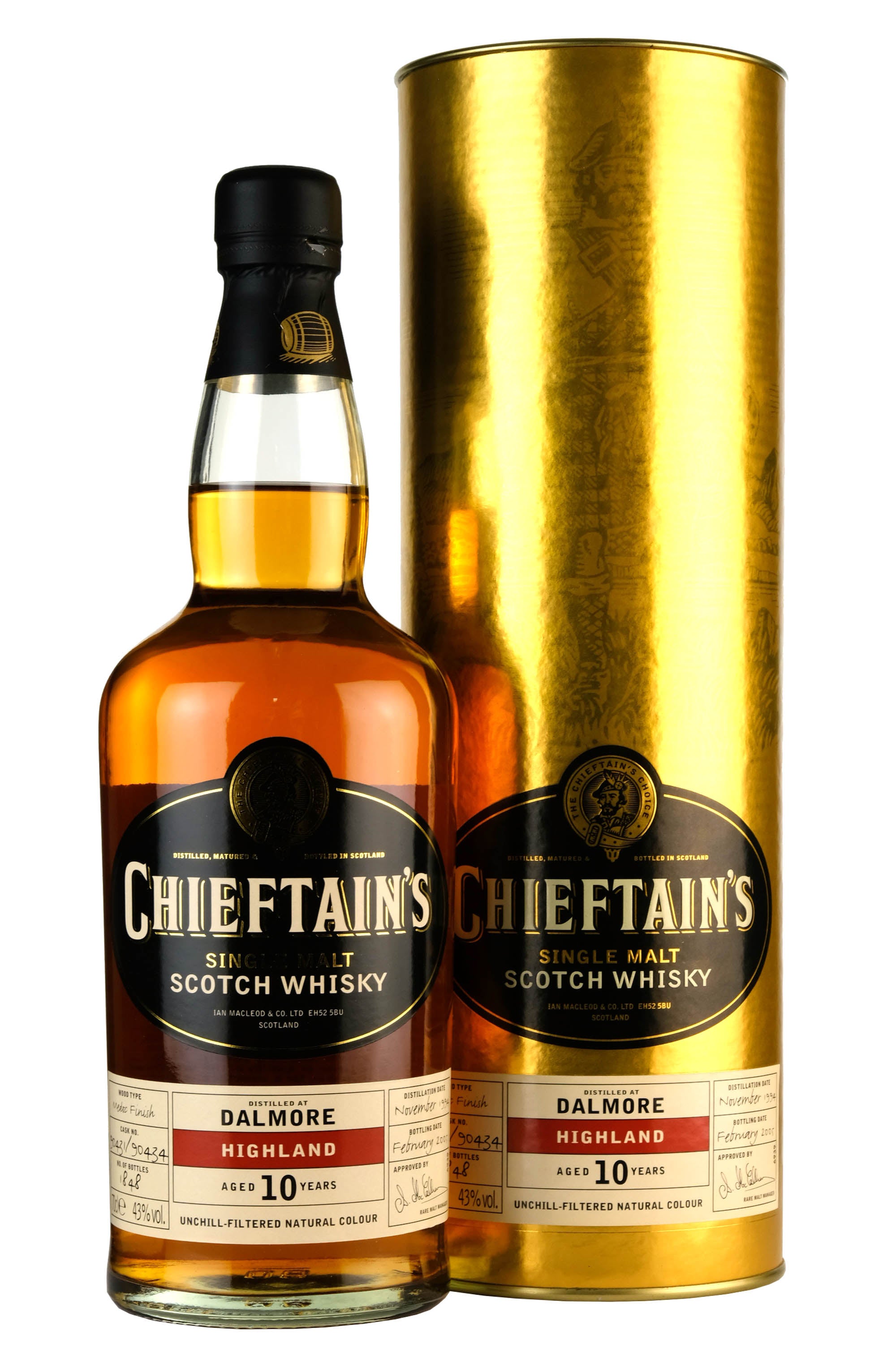 Dalmore 1994-2005 | 10 Year Old | Chieftain's Casks 90431/90434