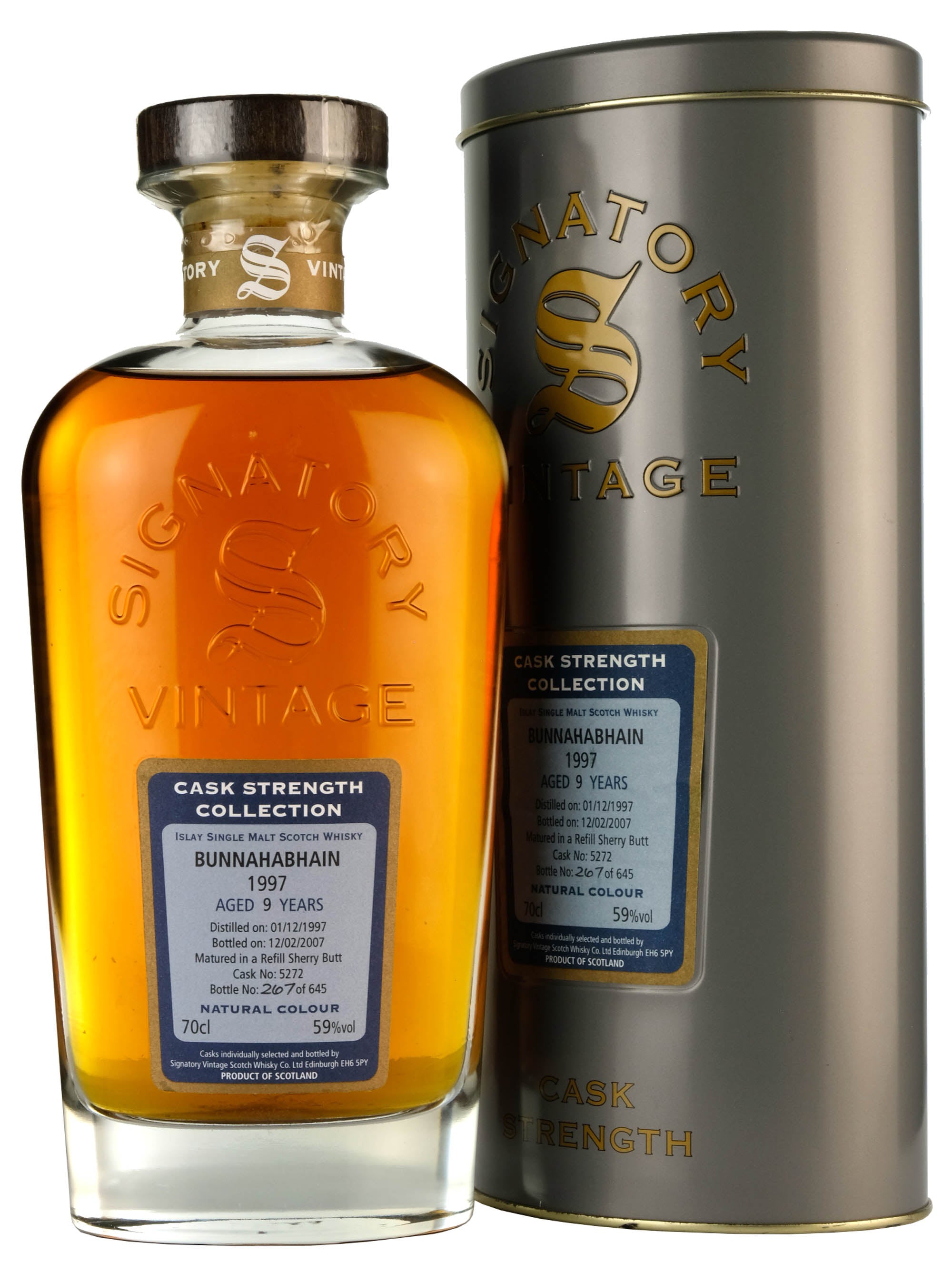 Bunnahabhain 1997-2007 | 9 Year Old | Signatory Vintage Cask 5272