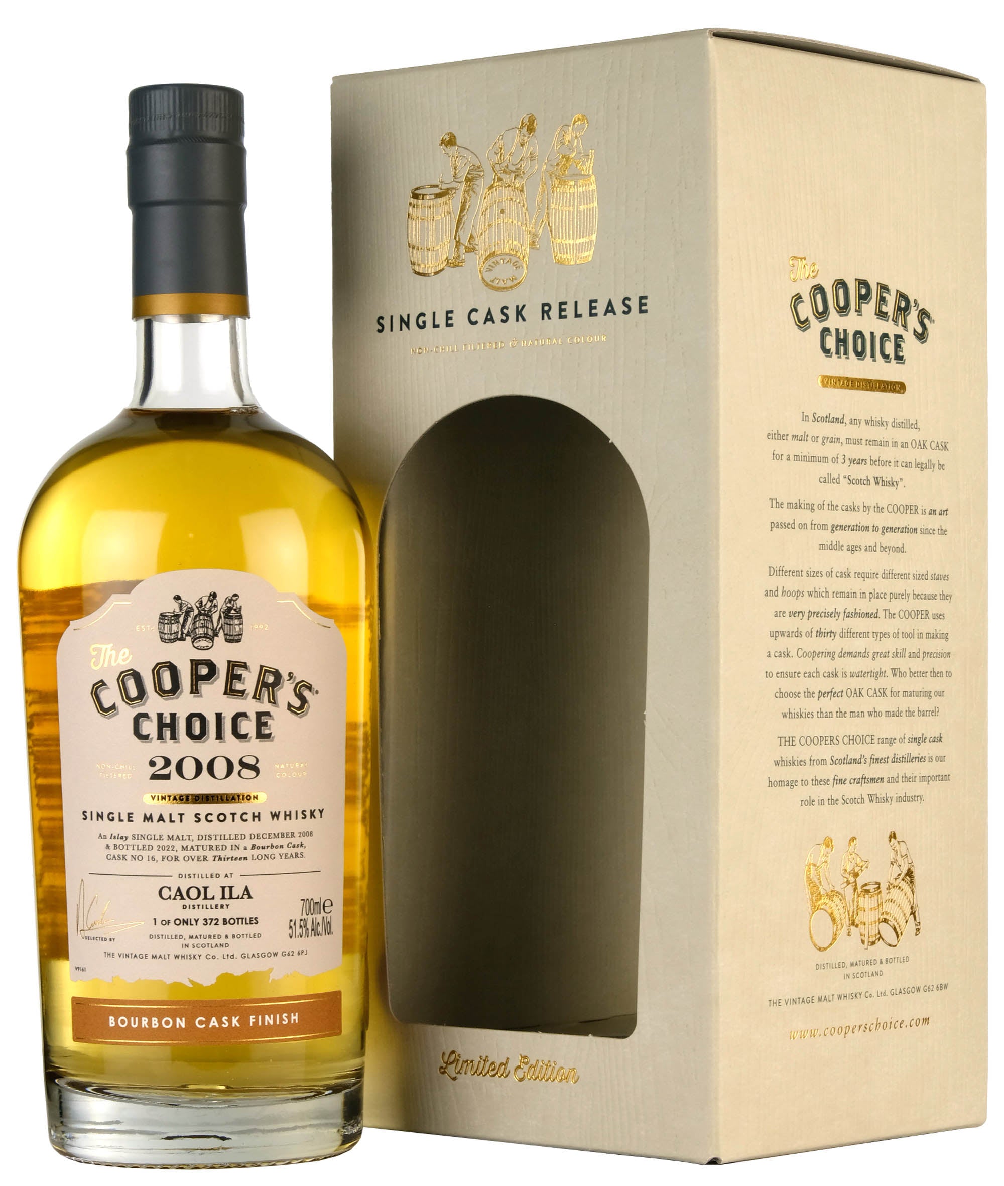 Caol Ila 2008-2022 | 13 Year Old Cooper's Choice Single Cask 16