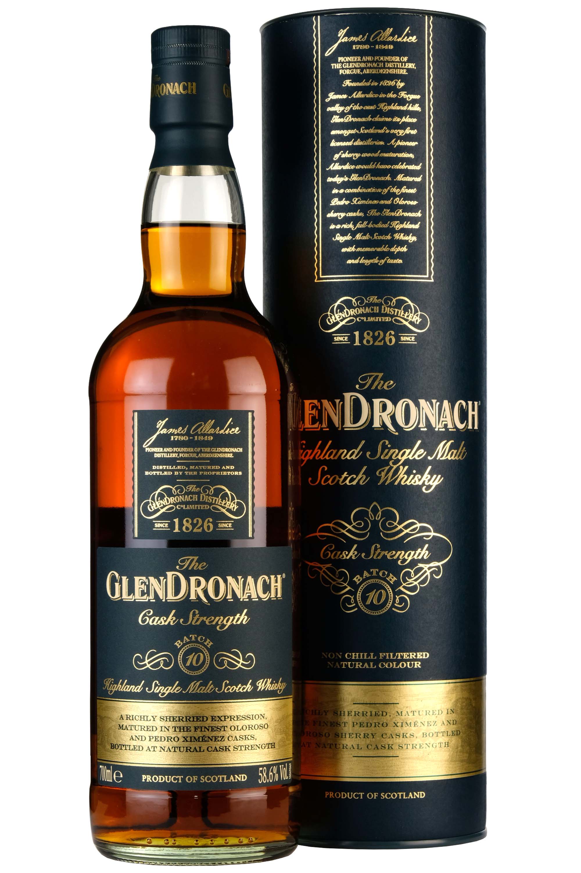 Glendronach Cask Strength Batch 10 - Whisky-Online Shop