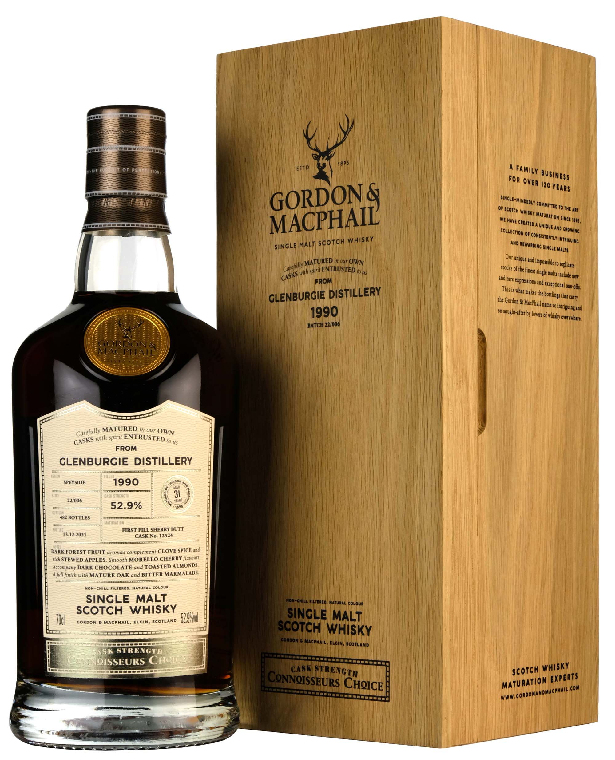 Glenburgie 1990 31 Year Old G&M Connoisseurs Choice Single Cask