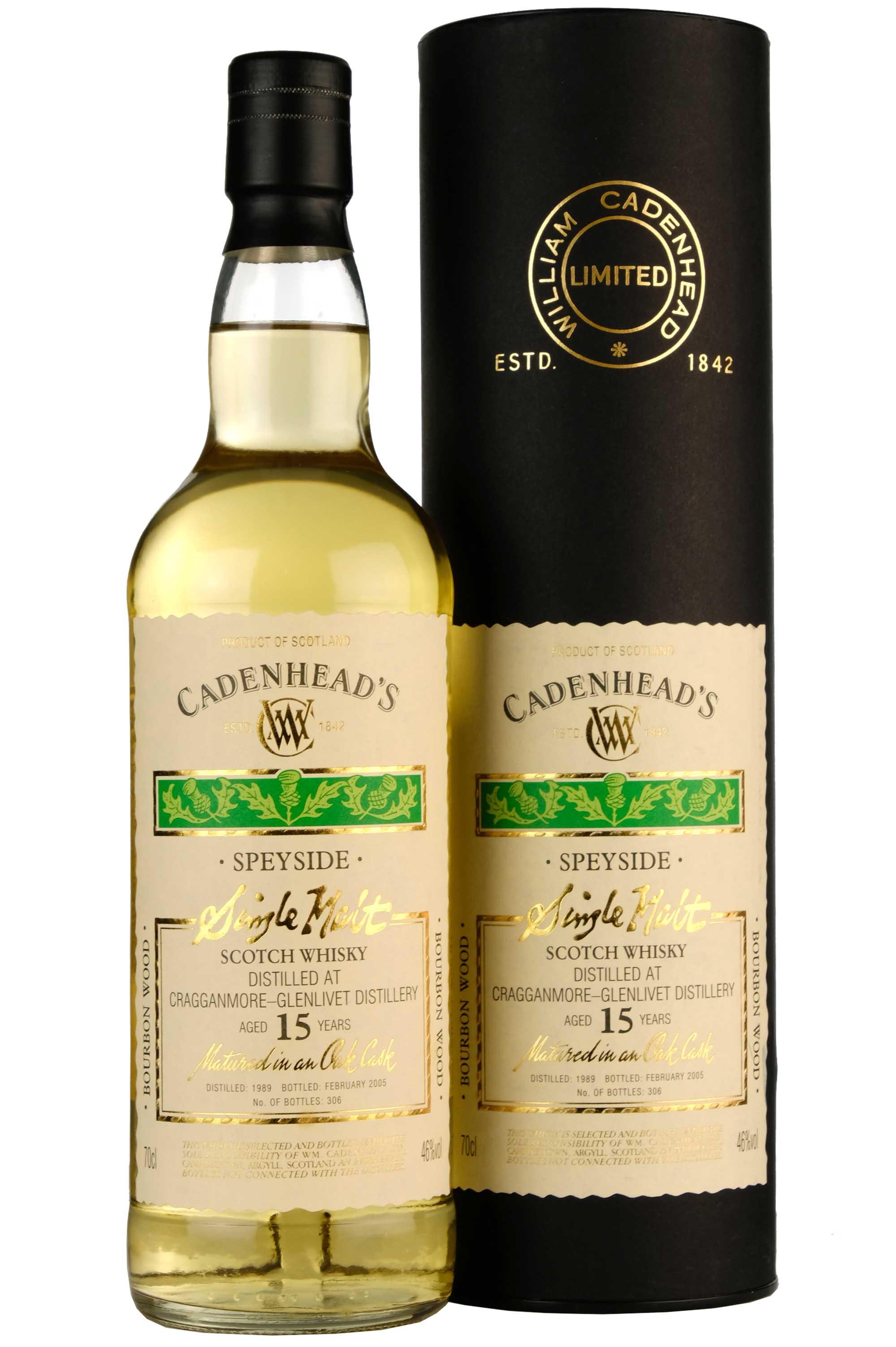 Cragganmore-Glenlivet 1989-2005 | 15 Year Old | Cadenhead's