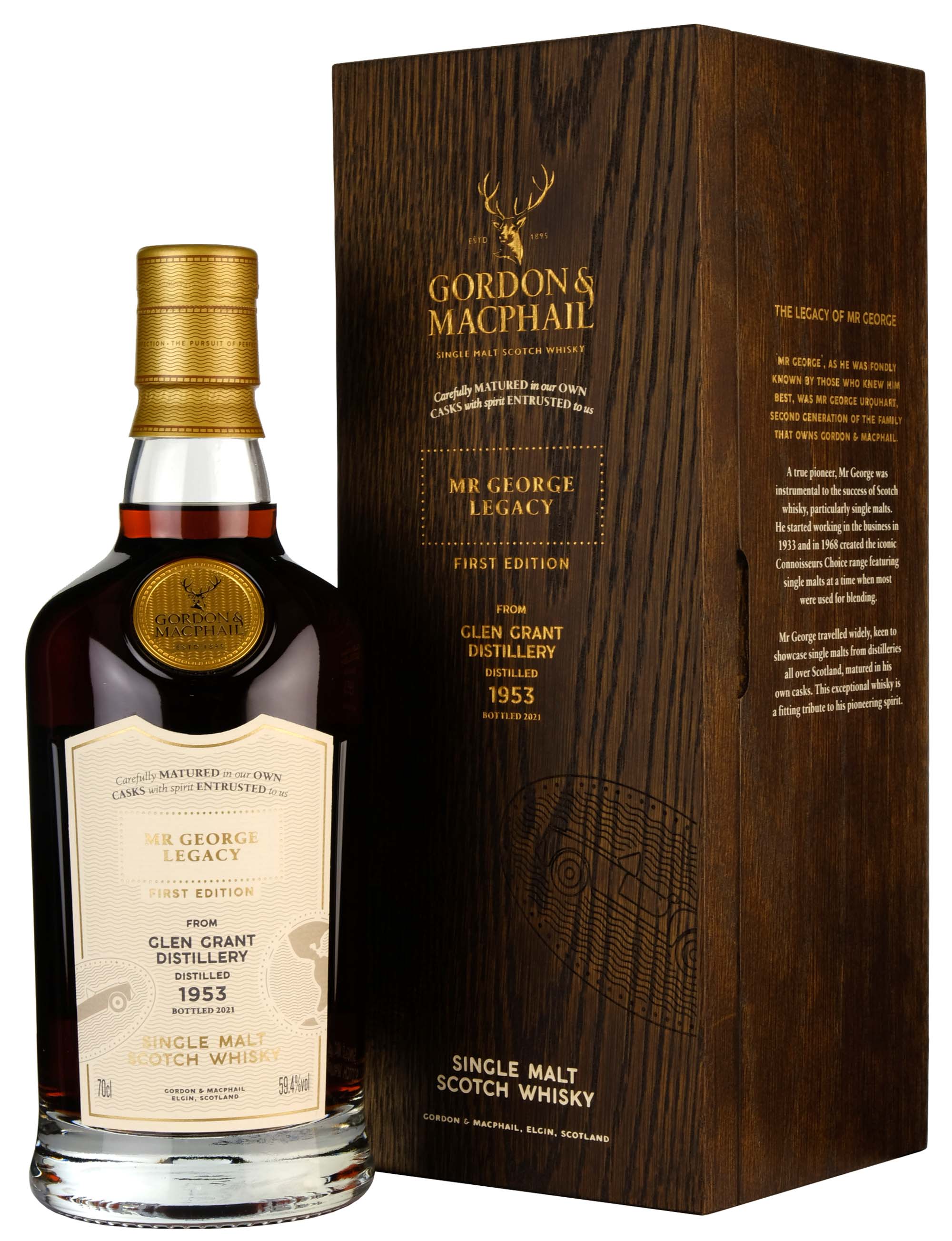 Glen Grant 1953-2021 | 67 Year Old Gordon & MacPhail Mr George Legacy Single Cask 4209 1st Edition