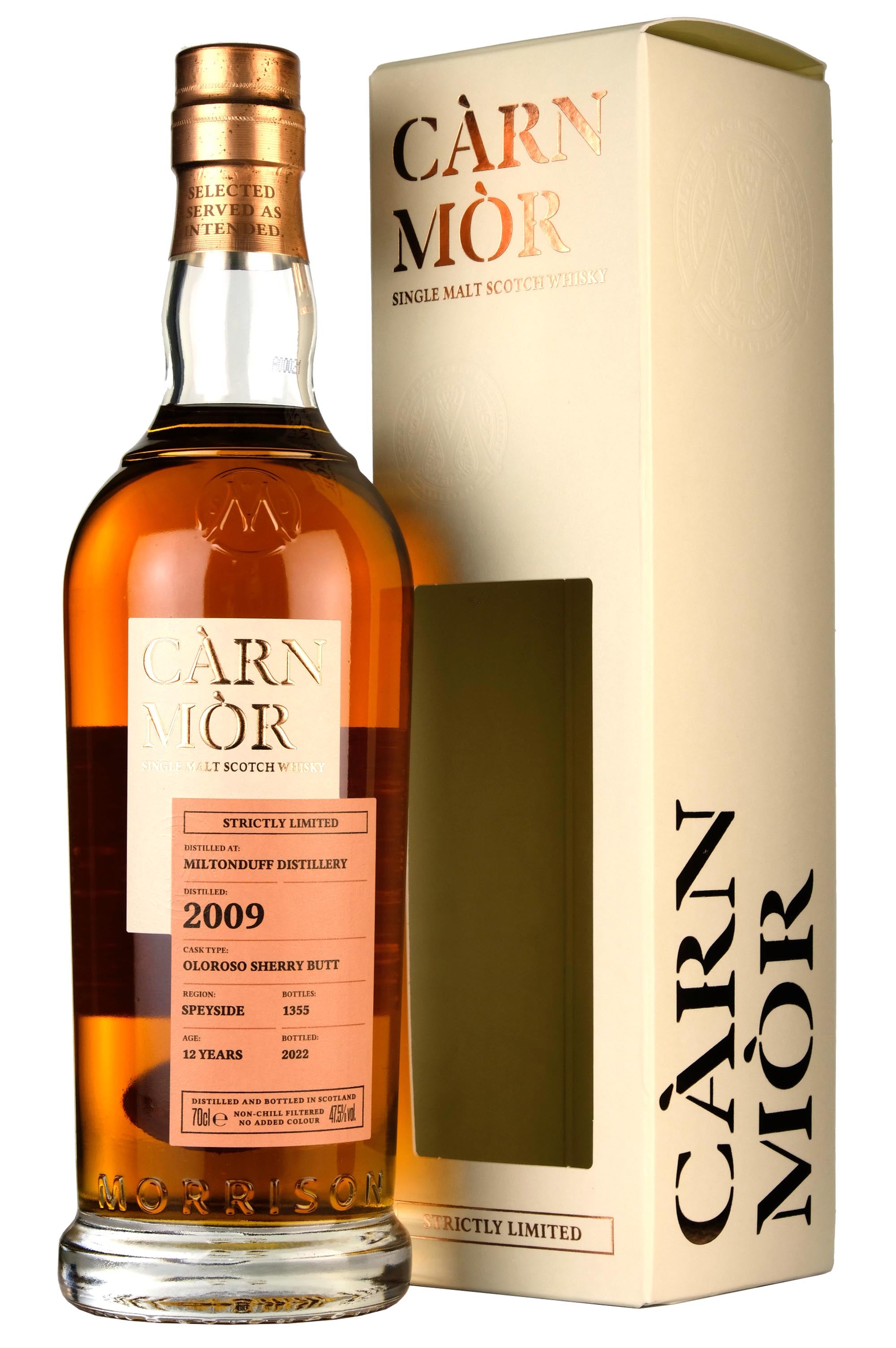 Miltonduff 2009-2022 | 12 Year Old | Carn Mor Strictly Limited