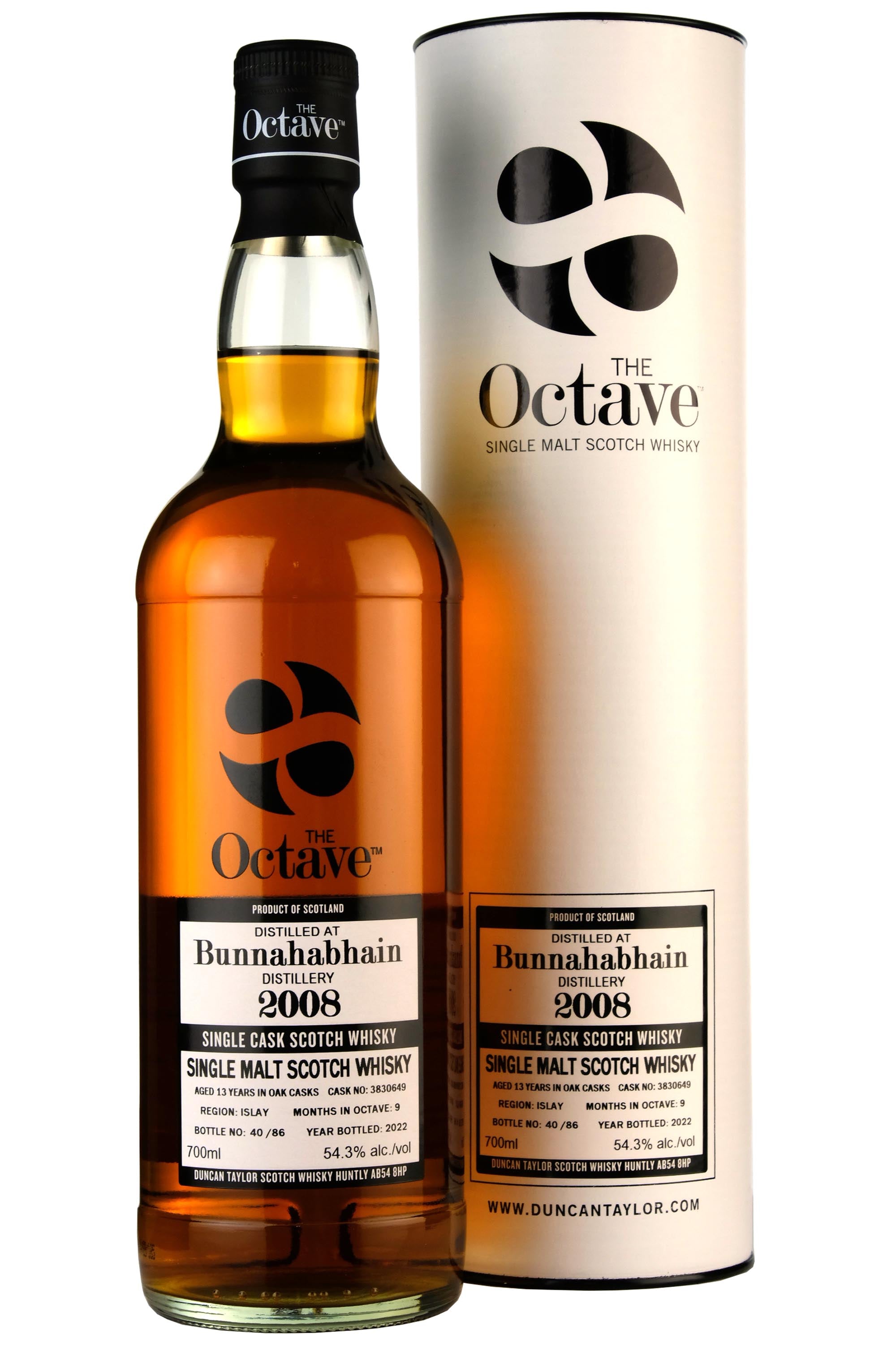 Bunnahabhain 2008-2022 | 13 Year Old | Duncan Taylor Octave Cask 3830649