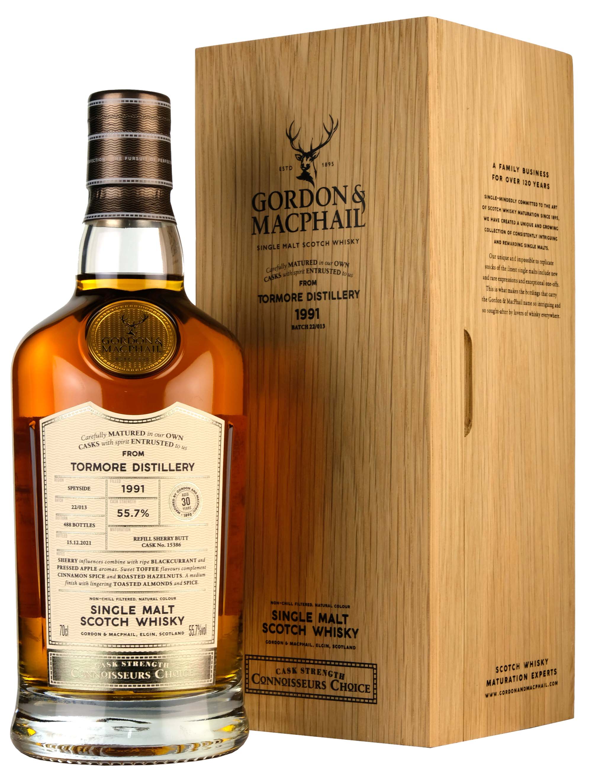 Tormore 1991-2021 | 30 Year Old Gordon & MacPhail Connoisseurs Choice Single Cask 15386