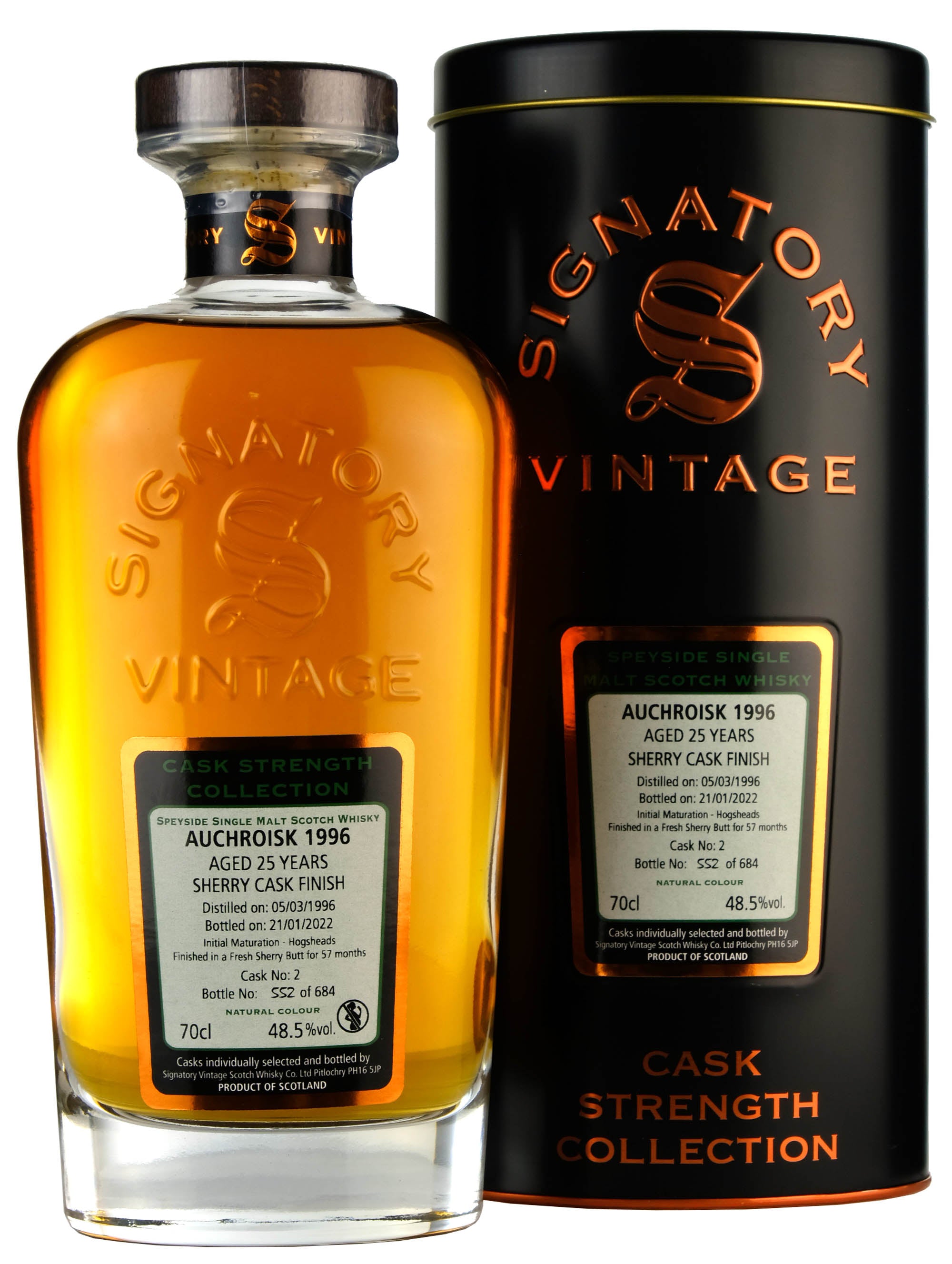 Auchroisk 1996-2022 | 25 Year Old Signatory Vintage Cask 2