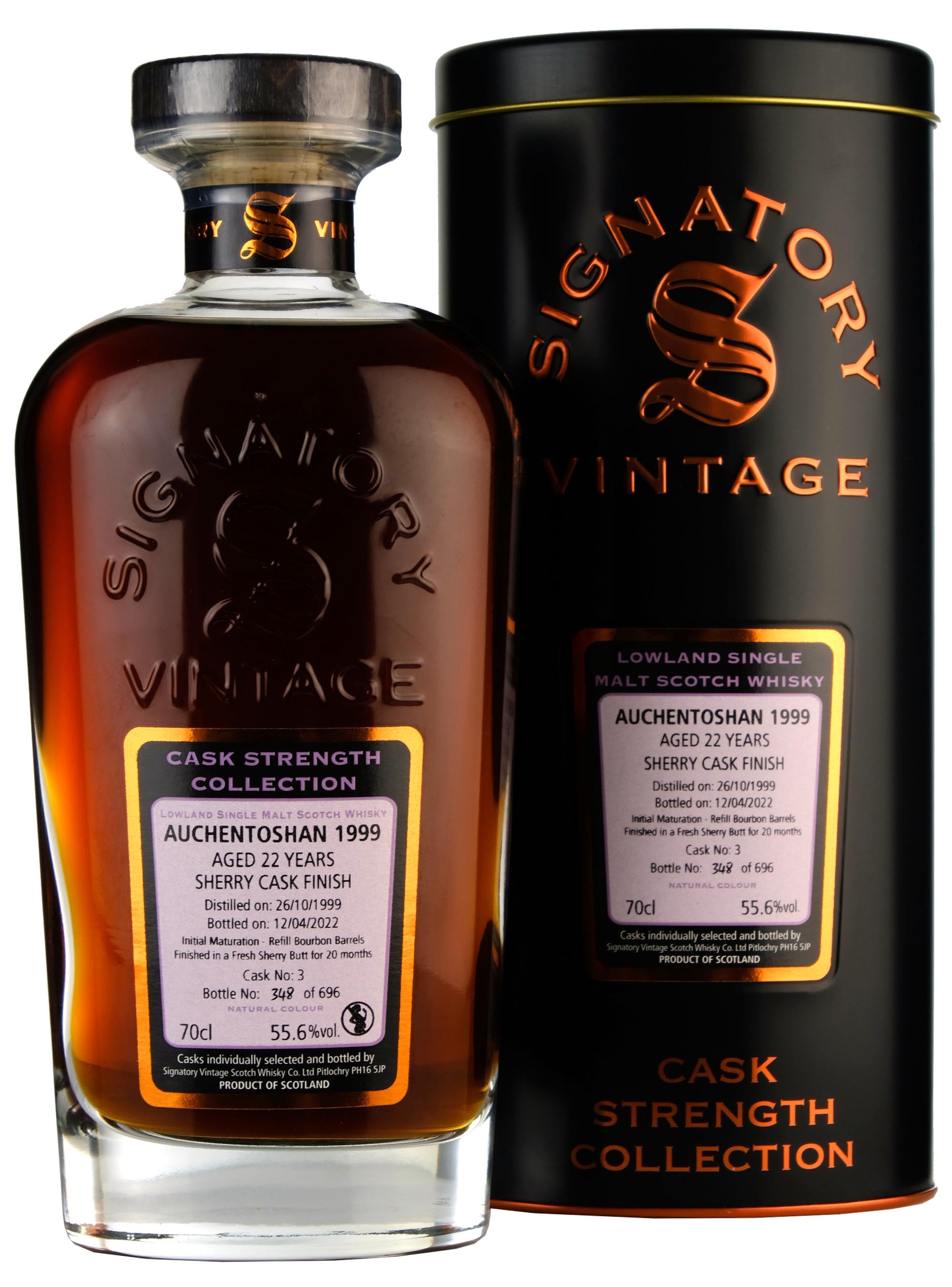 Auchentoshan 1999-2022 | 22 Year Old Signatory Vintage Cask 3