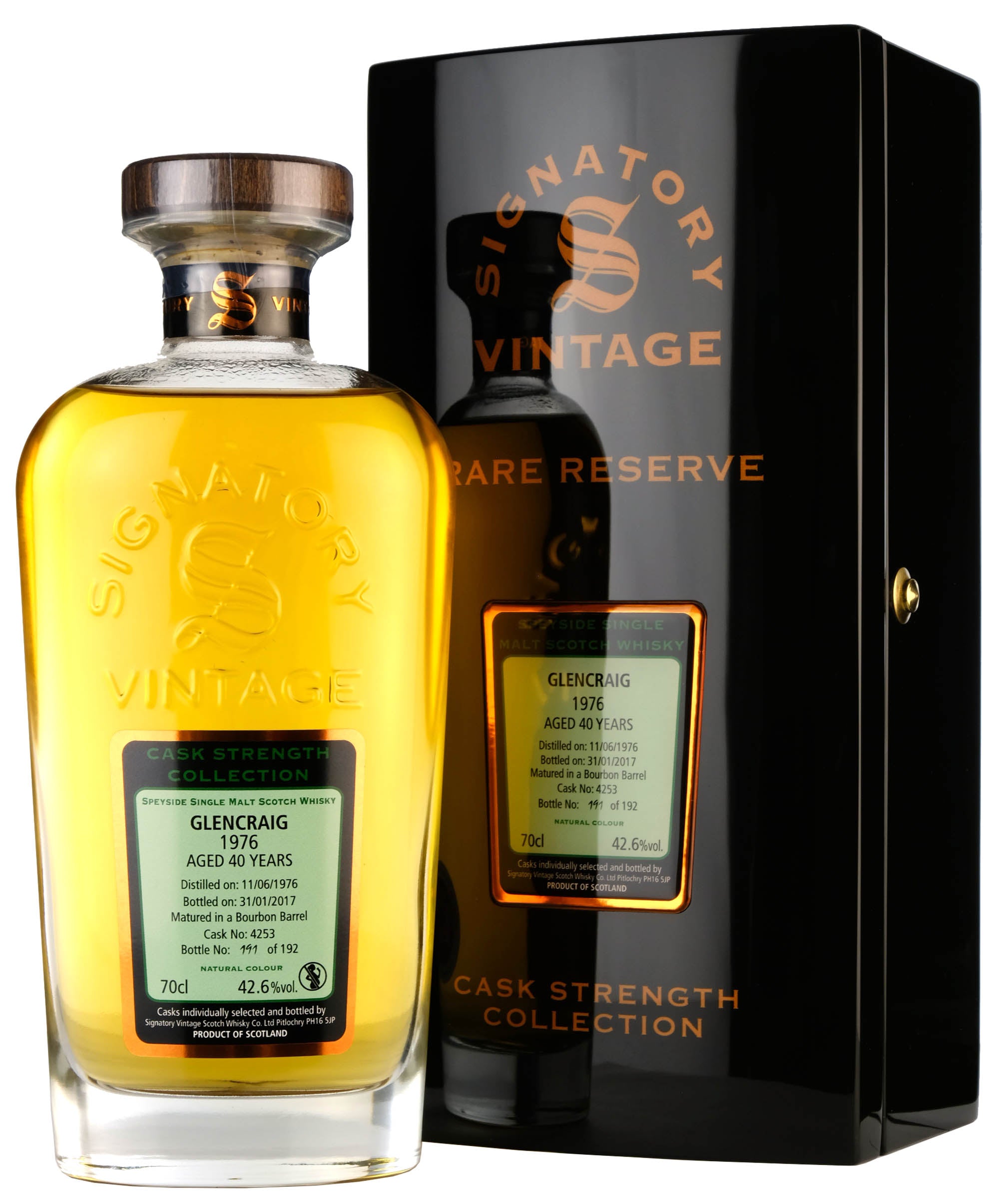 Glencraig 1976-2017 | 40 Year Old Signatory Vintage Cask 4253