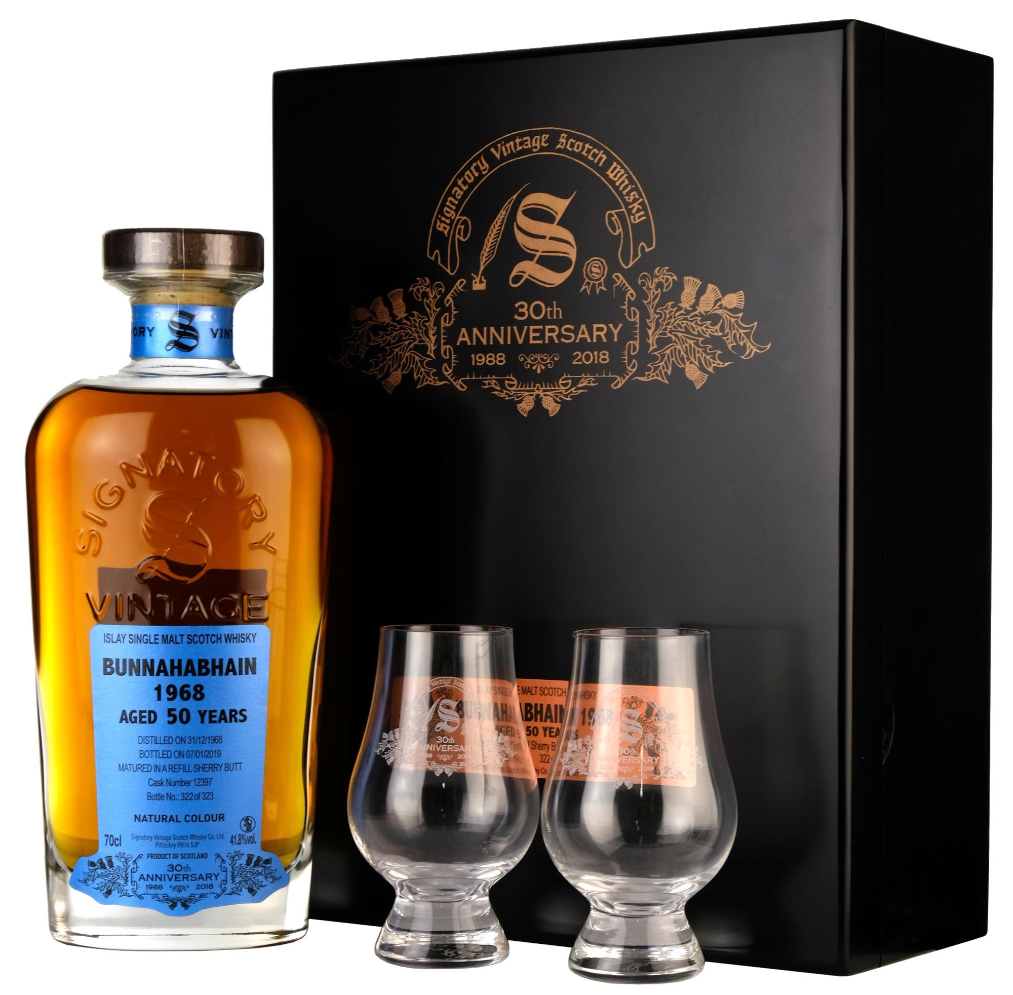 Bunnahabhain 1968-2019 | 50 Year Old Signatory Vintage 30th Anniversary Single Cask 12397